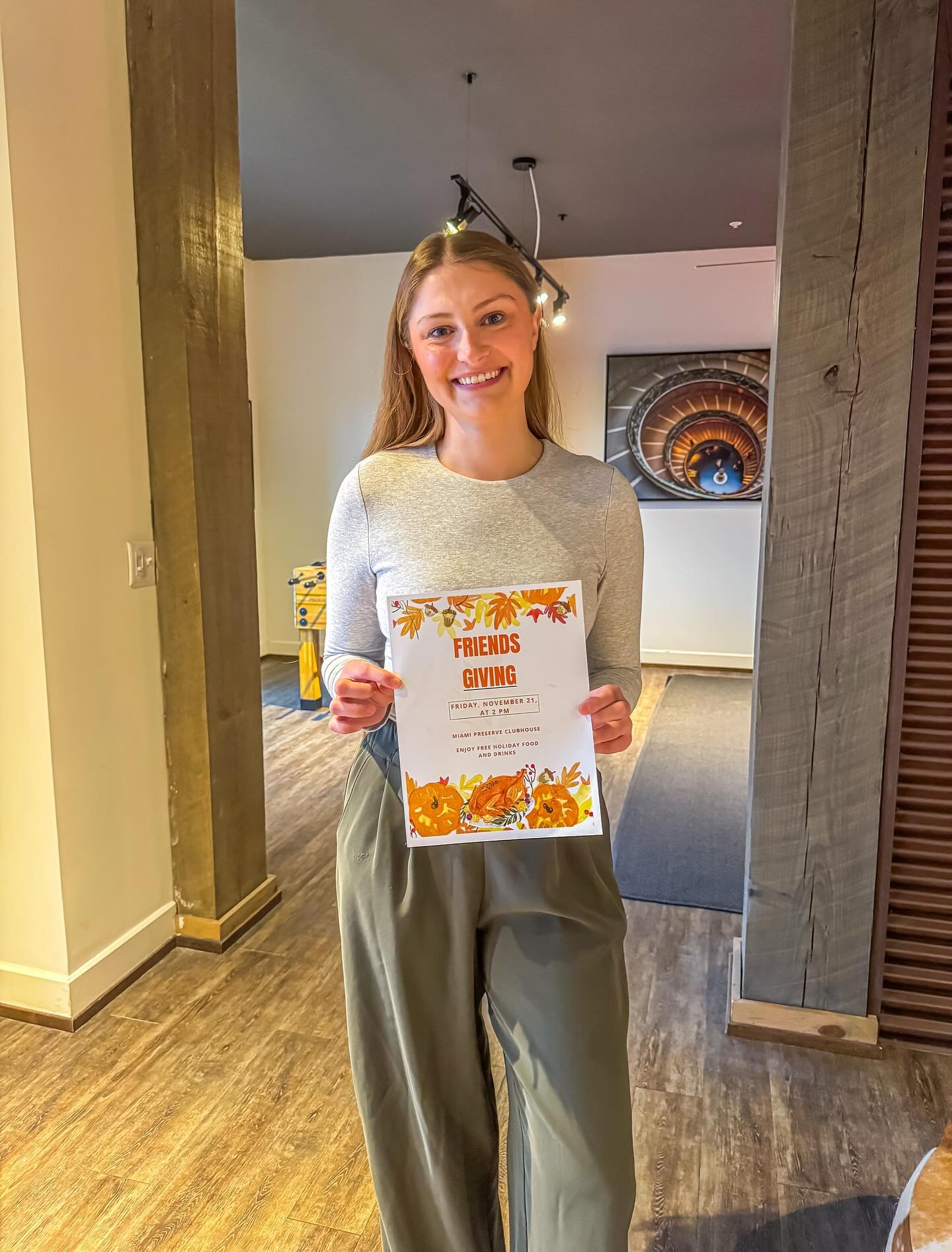 EVENT ALERT 🚨 

Join us this Friday at 2pm for our Miami Preserve Friendsgiving! It will be hosted in the clubhouse. Food and drink provided.

We can&rsquo;t wait to see everyone!

#studenthousing #collegelife #studentlife #miamioh