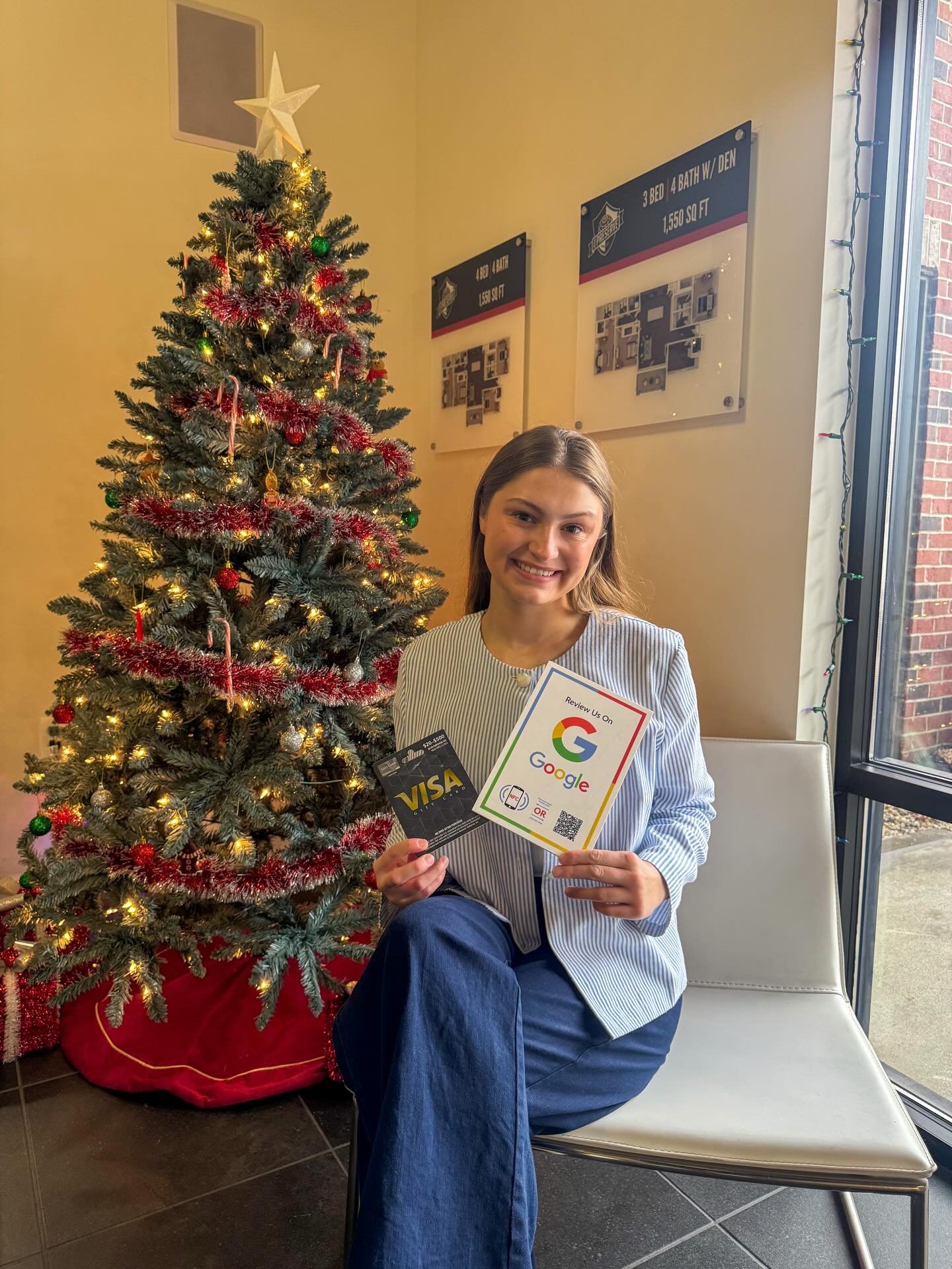Google Review Giveaway 🌟

Between now and December 31st leave us a google review and be entered to win this $150 Visa Card! 

As always we love hearing your feedback, share your experience of living here and help make our community even better!

#gi