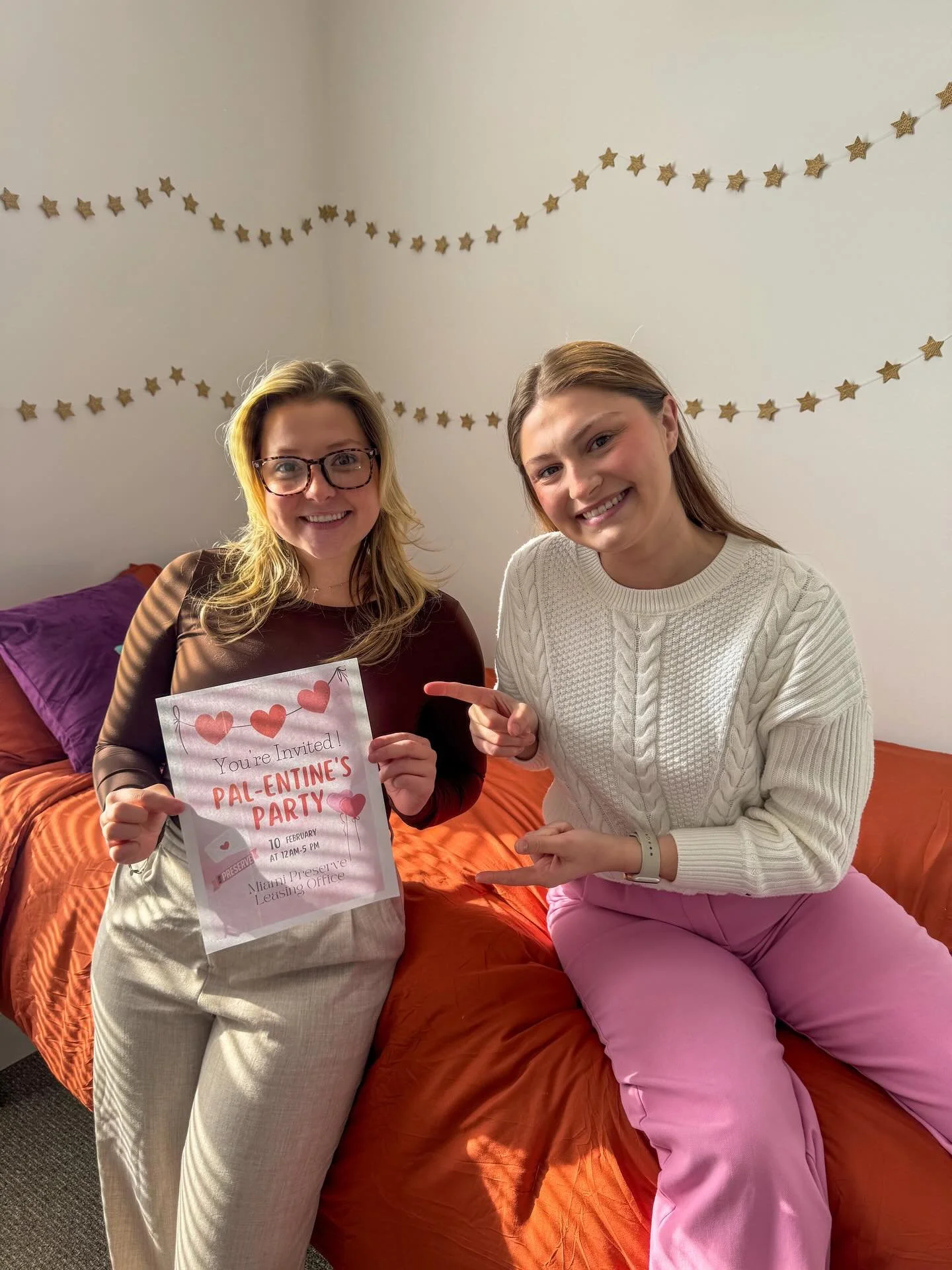 PAL-ENTINE&rsquo;S 💘

Join us tomorrow from 12-5 in the clubhouse! We will have snacks and drinks as well as a game (chance to win gift card). Bring your best pals and enjoy the company!

#miamioh #studentlife #valentines