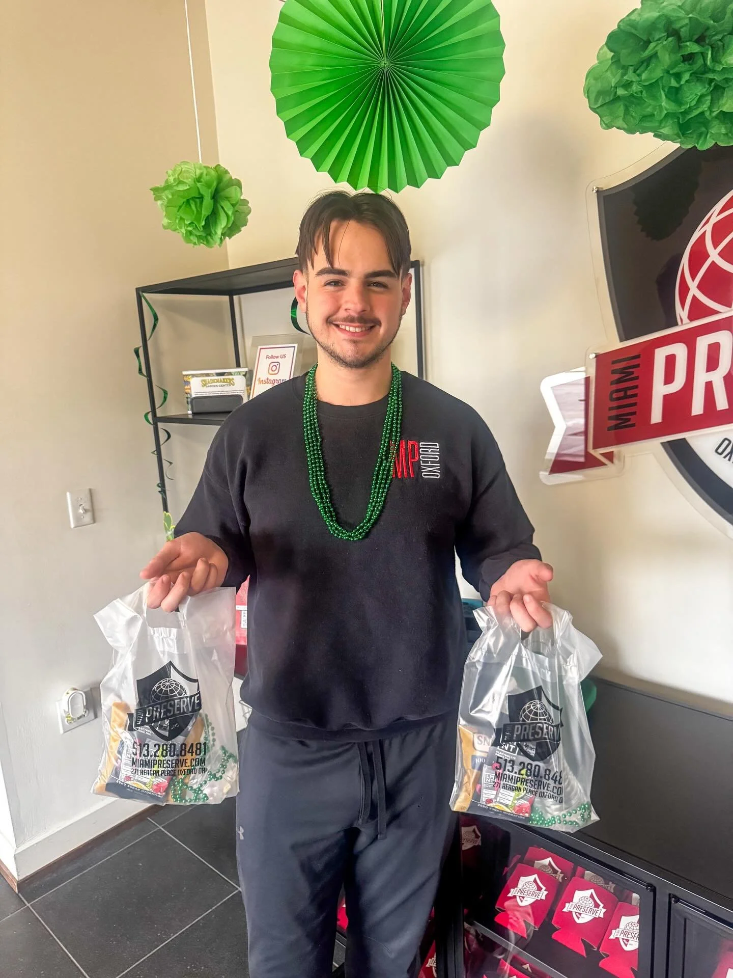 GBD x Miami Preserve 🍀

Hydration is key to have a fun and lasting GBD. If you see us uptown, feel free to say hi and take one of our hydration packs!

Packs include:

Water
Electrolyte packs of 3 provided by @drinklmnt 
Salty pretzels
Green Beads