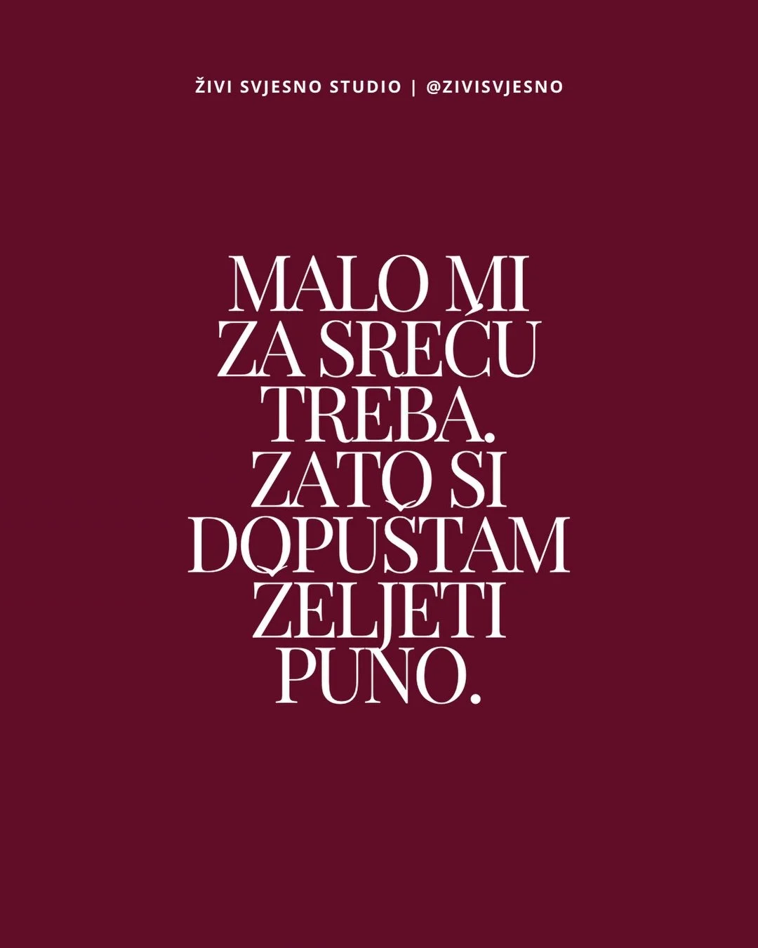 Želje nisu problem. Želje su smjer.
One pokazuju gdje te život zove da raste&scaron;.
Problem nastaje kada od želje napravi&scaron; potrebu.
Jer tada &scaron;alje&scaron; poruku da nisi dobro sada.
A jedan od temeljnih zakona svemira je da privlačimo
