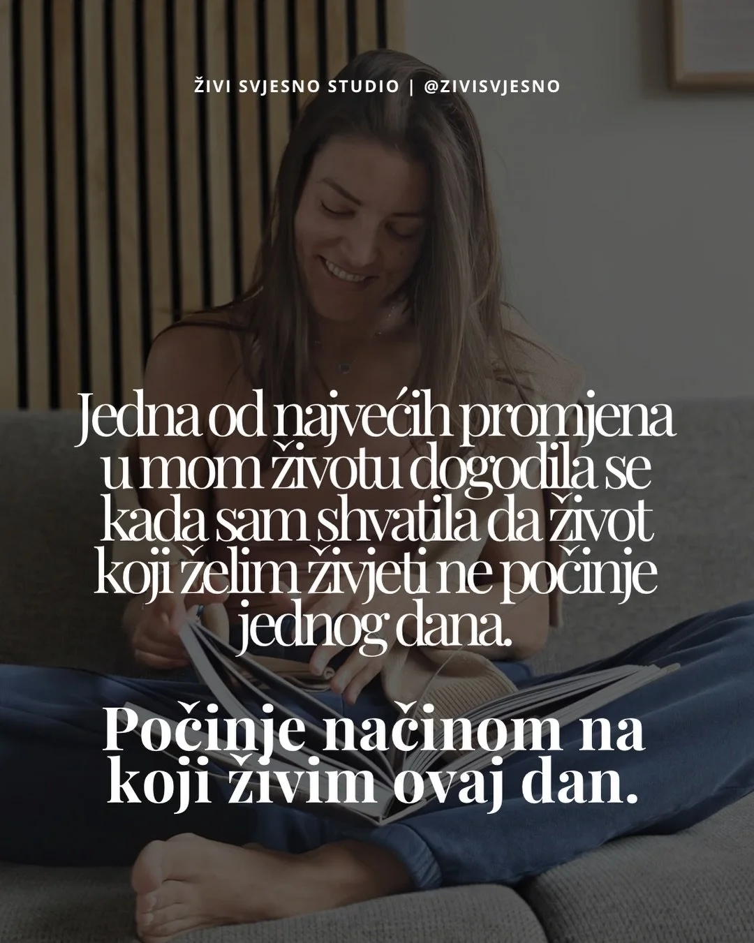 Zna&scaron; onaj osjećaj kada navečer legne&scaron; u krevet i shvati&scaron; da je jo&scaron; jedan dan pro&scaron;ao, a kao da zapravo nisi bila u njemu? Sve si napravila, svima odgovorila, rije&scaron;ila &scaron;to je trebalo&hellip; ali sebe jed