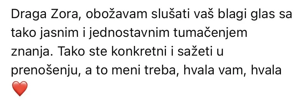 Iskustva i recenzije korisnika Živi Svjesno studija o meditacijama, programima i osobnom razvoju.