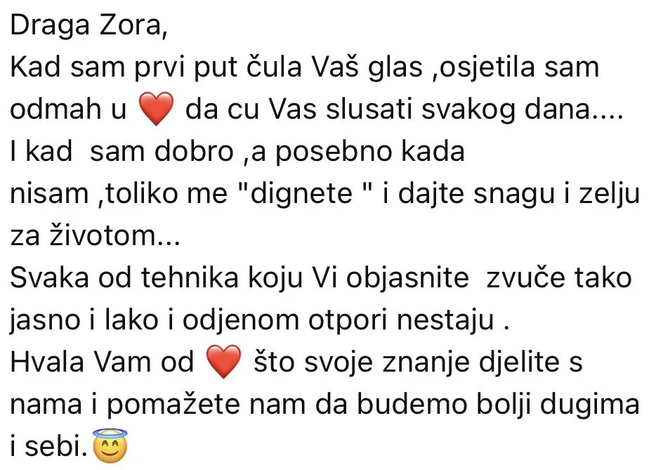 Komentari i dojmovi korisnika o radu sa Zorom i sadržajima dostupnima u Živi Svjesno studiju.