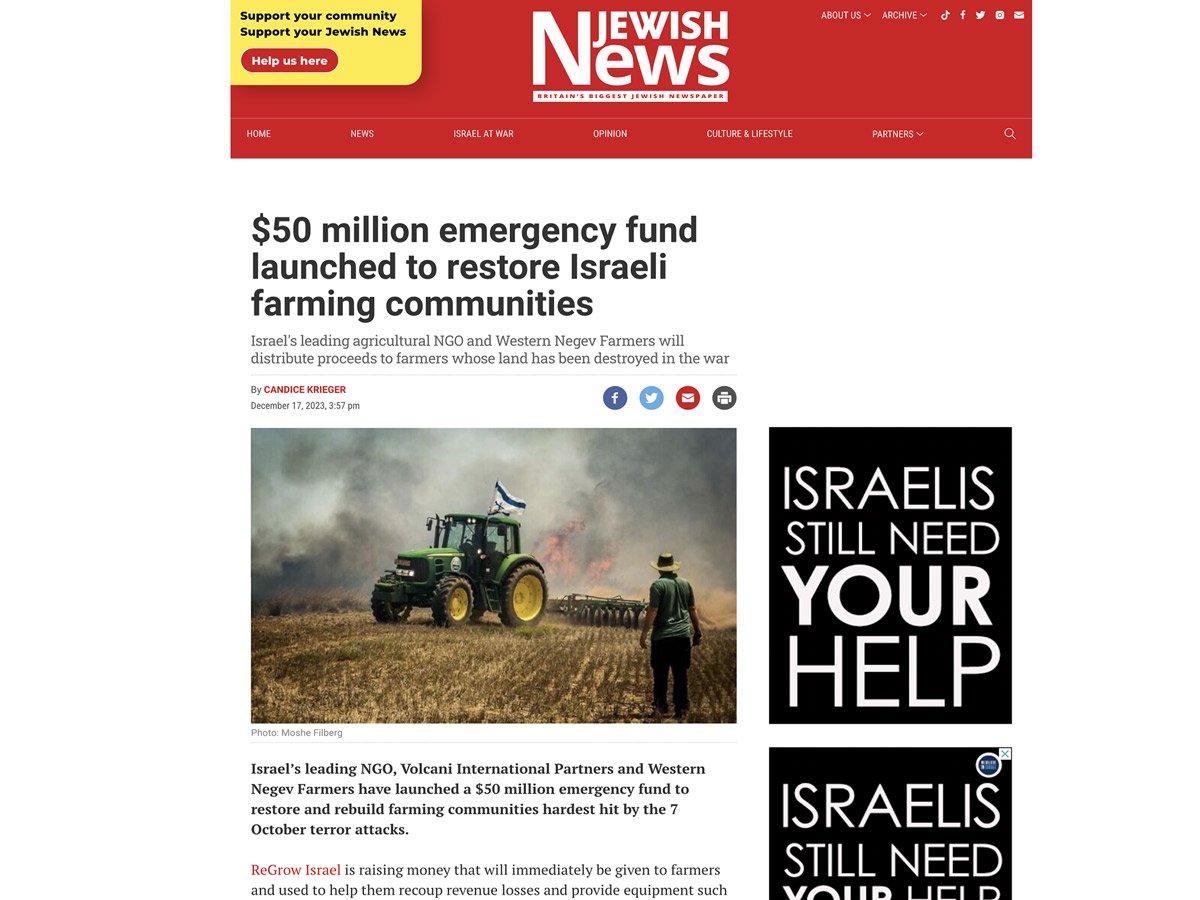 Jewish News Article