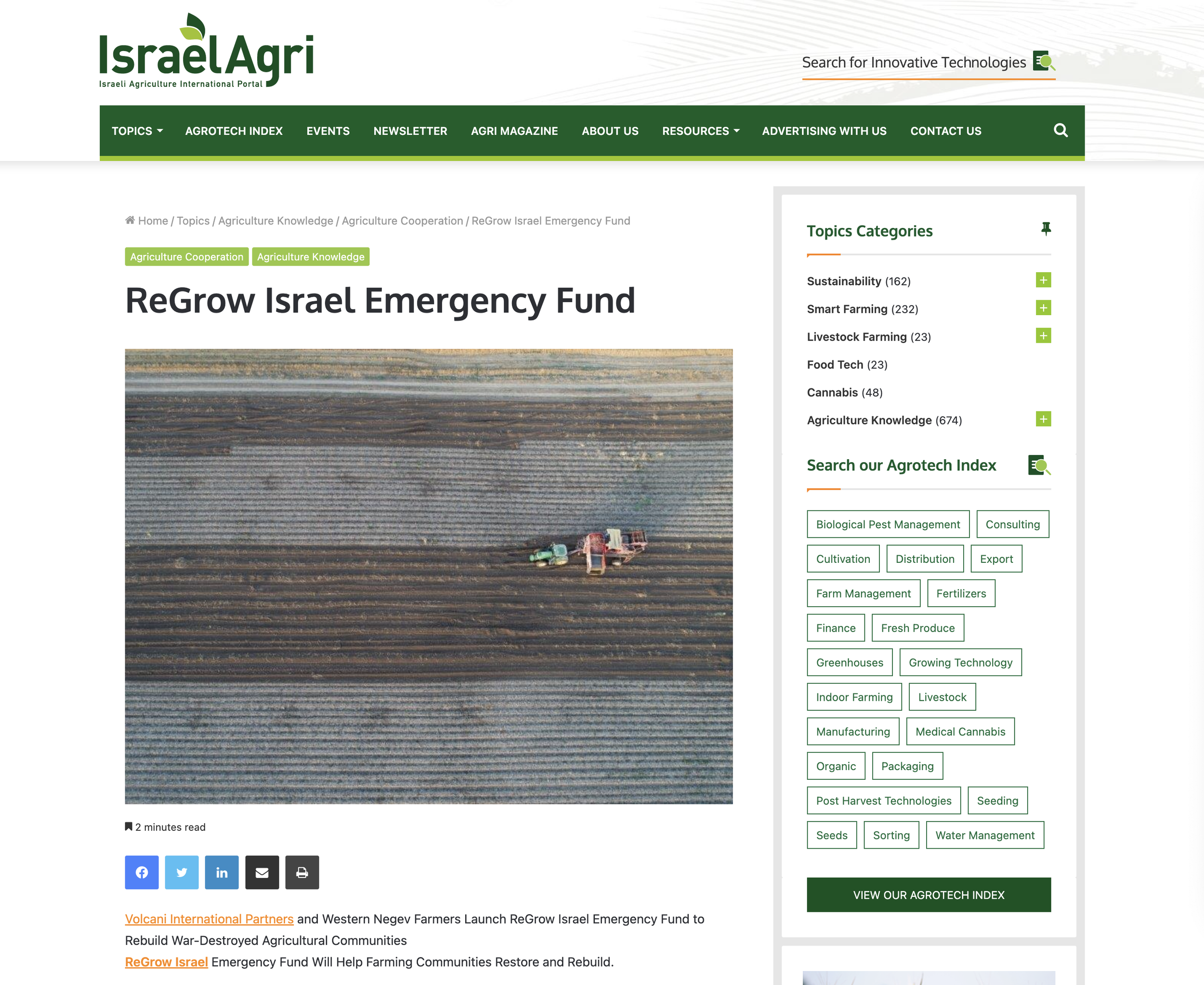 IsraelAgri.com Article