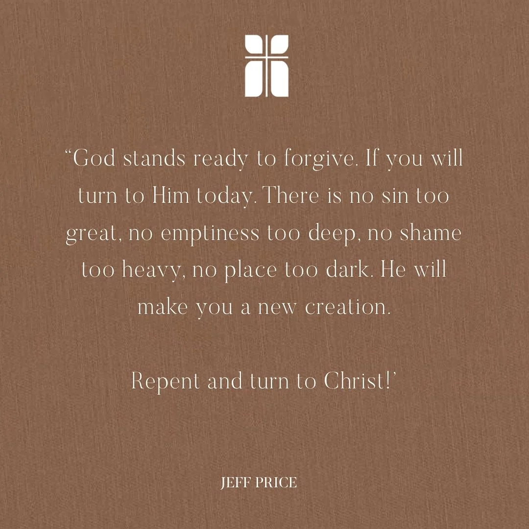 &ldquo;True repentance brings rest to weary souls. It is such deception to think that pursuing the things of this world is freedom. We tell ourselves &ldquo;if I come to Christ I&rsquo;ll have to give up my freedom to do what I want.&rdquo; But that&