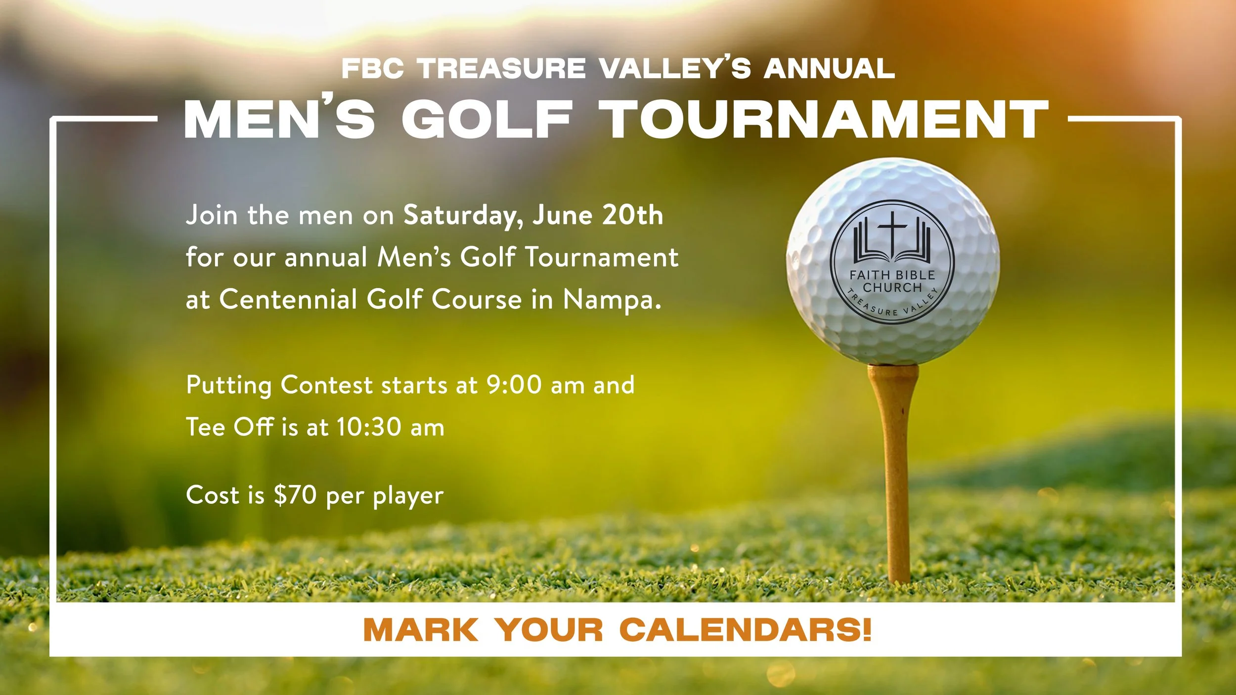 Men's Golf Tournament
