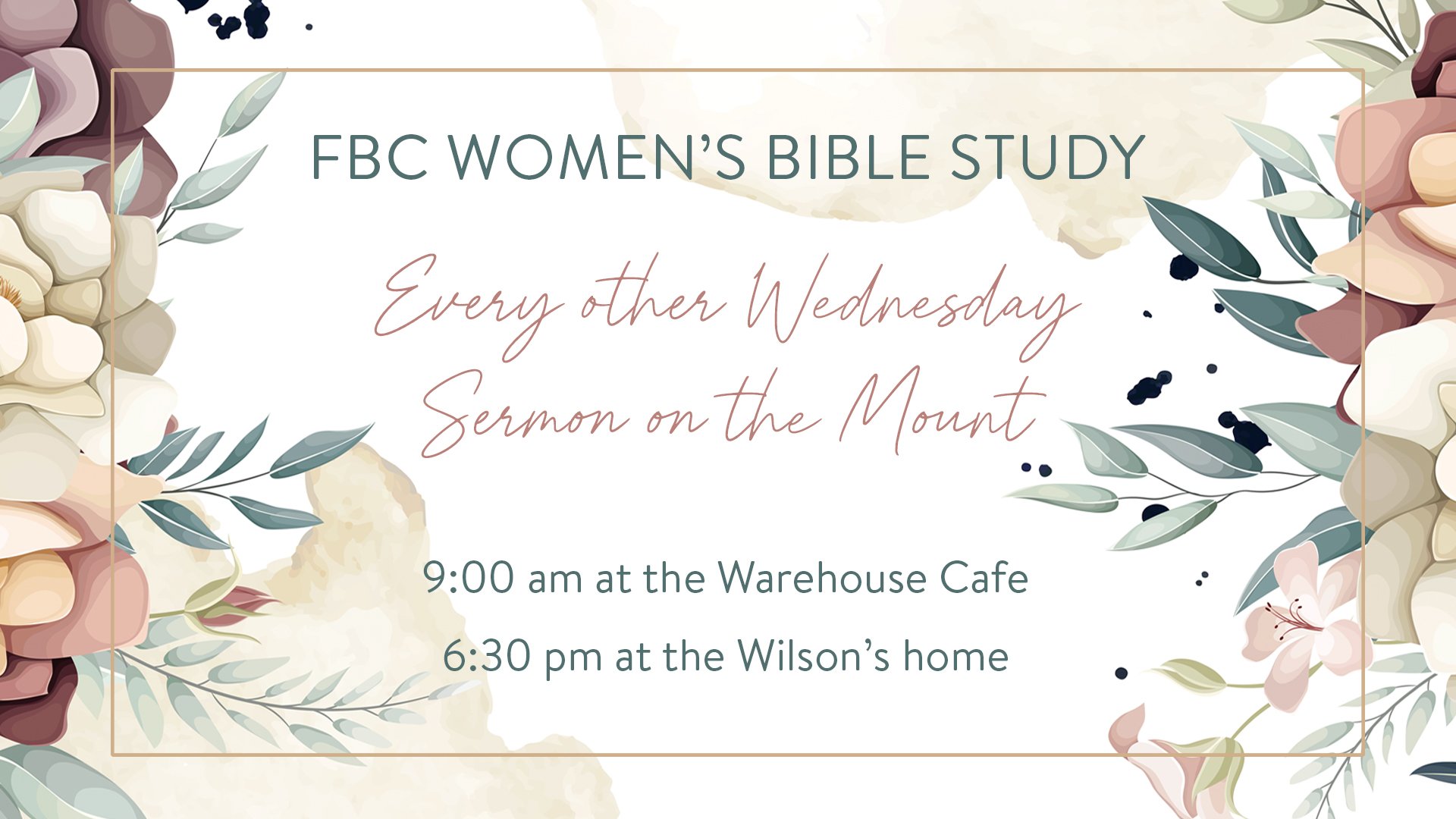 Women's Bible Study
