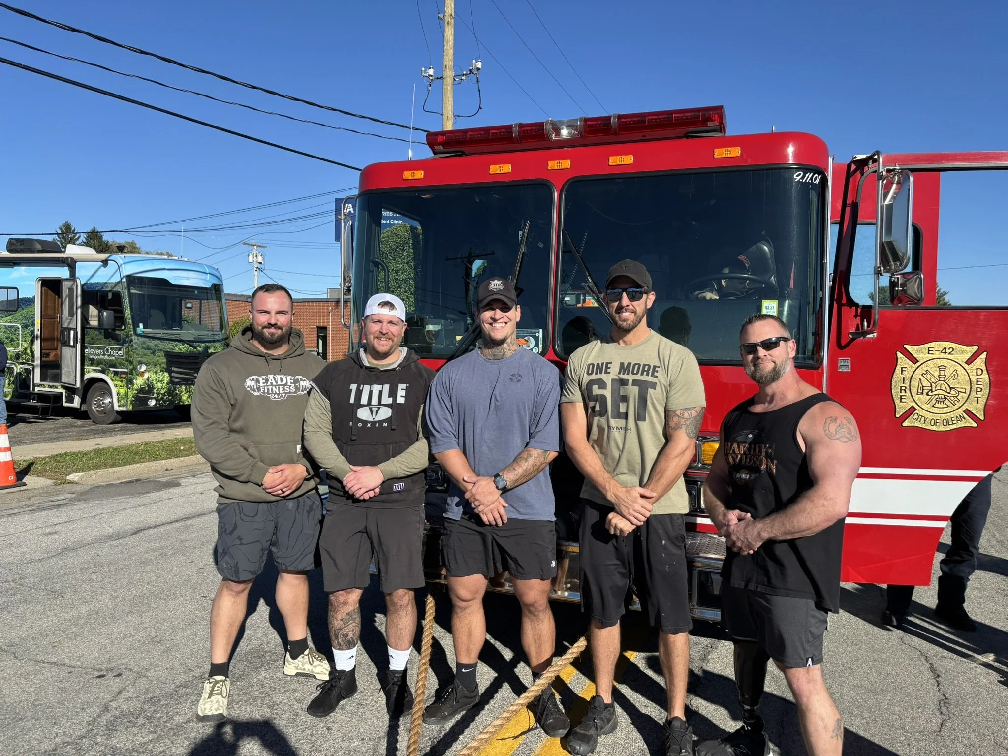 Strength in Numbers: Fire Truck Pullers Support United Way