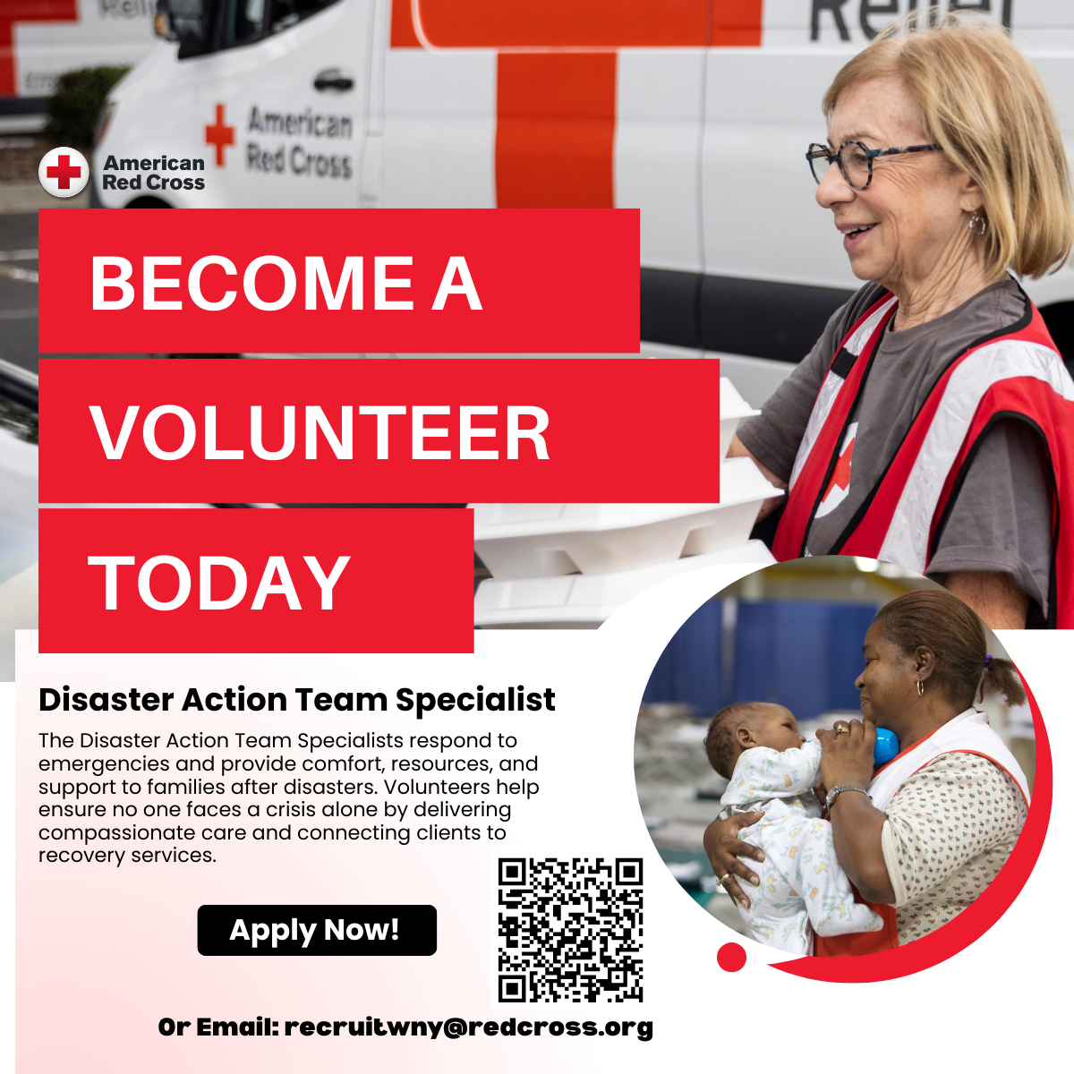 Red Cross Volunteers Provide Relief, Recovery