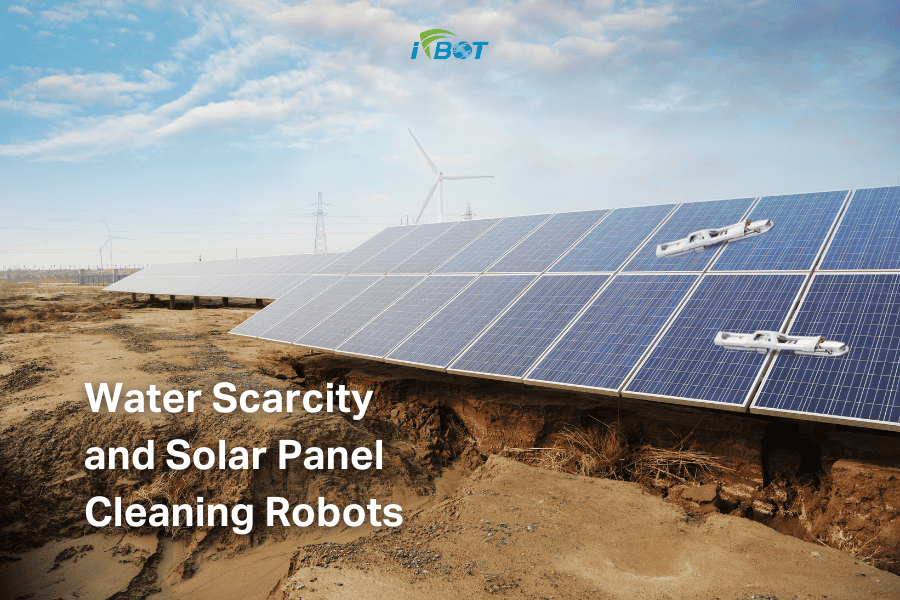 Water Scarcity and Solar Panel Cleaning Robots