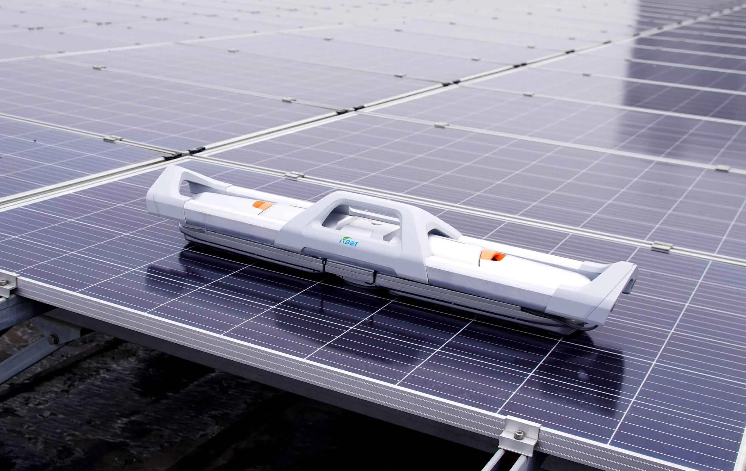 IFBOT X3 on solar panel