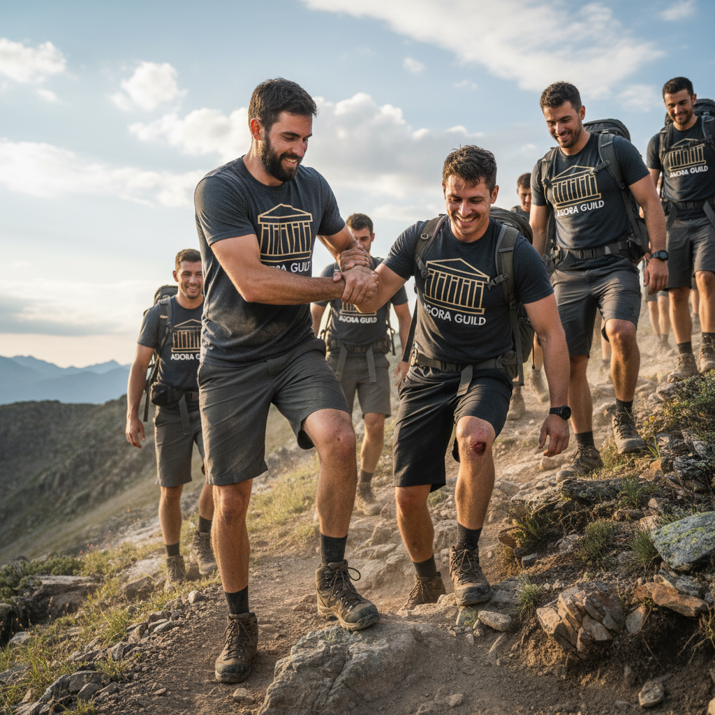 Agora Guild events and coaching helping men break negative cycles and create real momentum