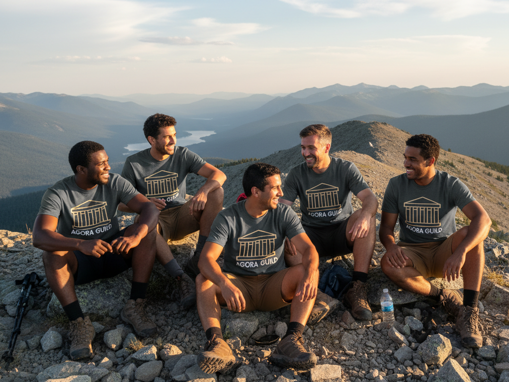 A selective men's growth community integrating virtual structure with expanding in-person hubs. A place where entrepreneurs strengthen health, wealth, family, mindset, and purpose together.