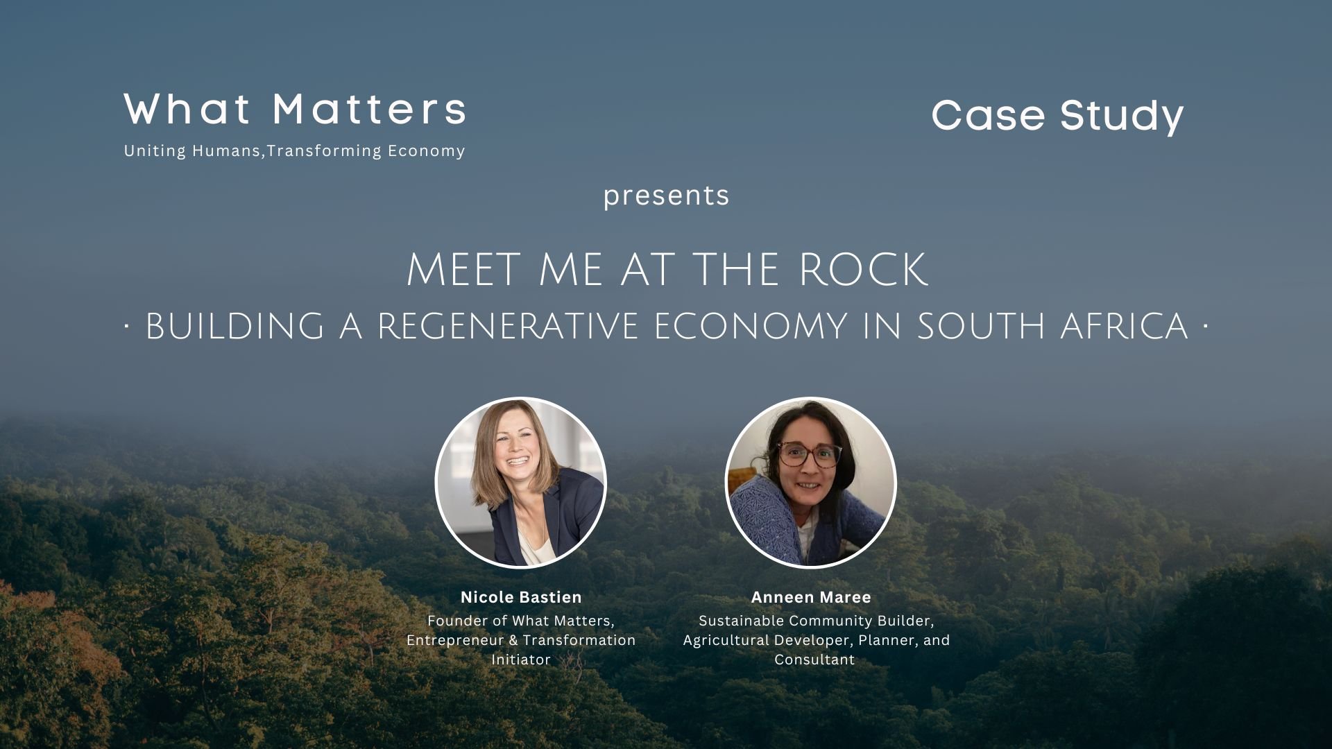 Building a Regenerative Economy in South Africa