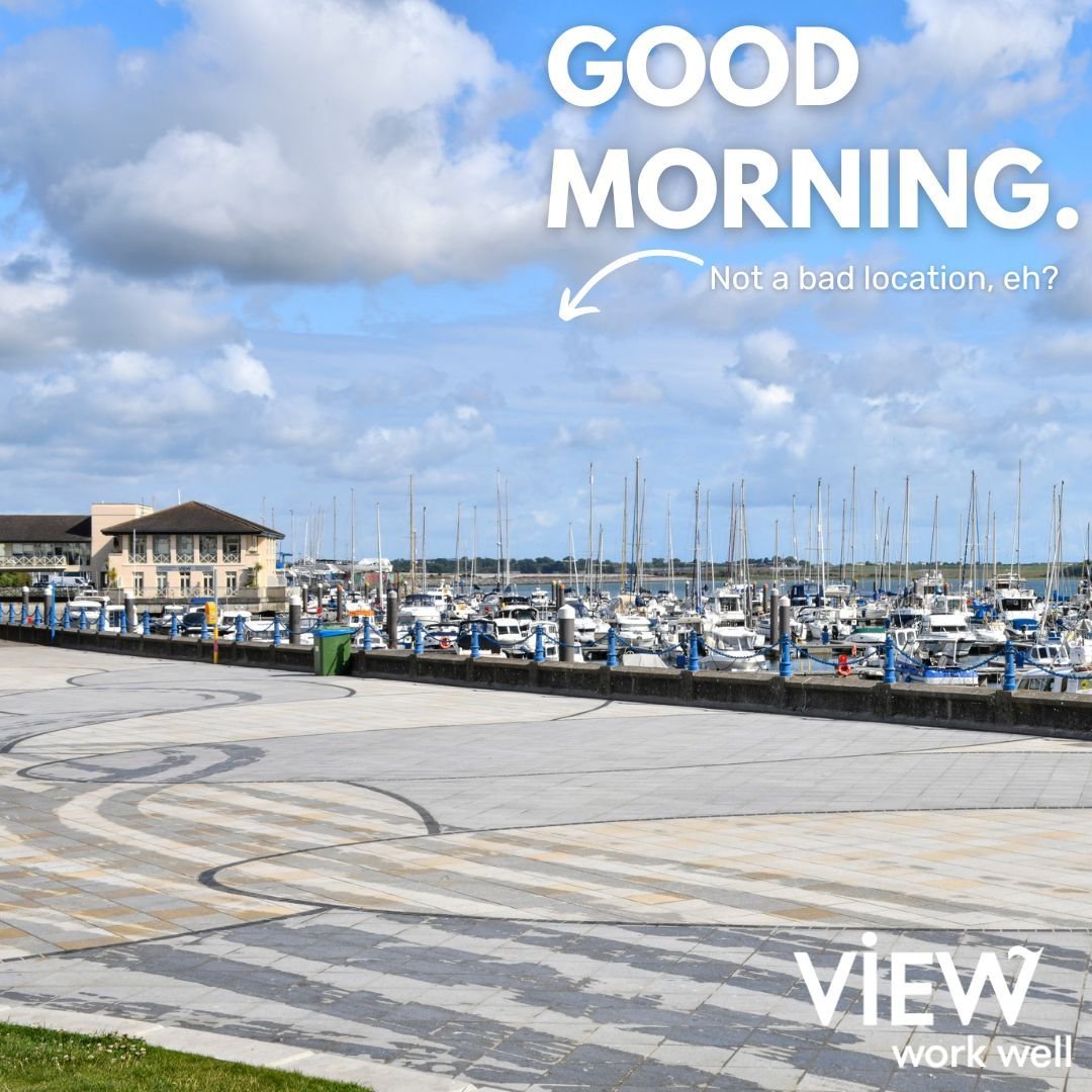 Just incase you were wondering where exactly we are located. Right here, on the water in the beautiful Malahide marina.
Walking distance to Malahide village and Dart station.
Come by for a tour today, email reception@theview.ie for more info.
#cowork