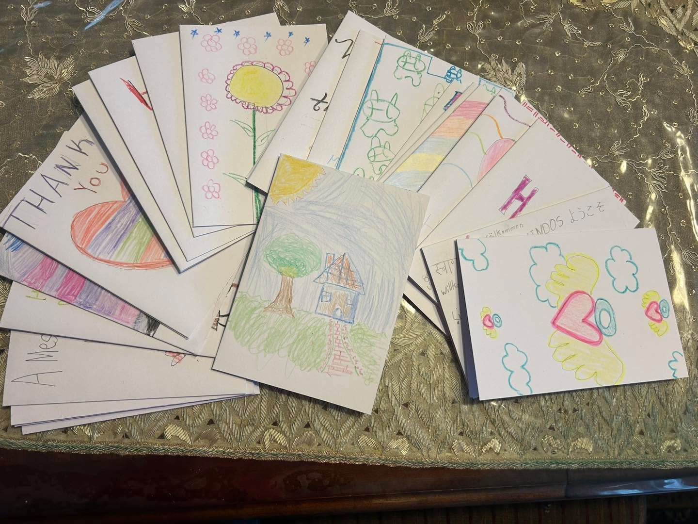 We are so grateful to the amazing 5th graders at Amana Academy for the beautiful cards filled with messages of hope, resilience, and inspiration. Each card was so thoughtfully written and incredibly sweet 💛 These heartfelt messages will be distribut
