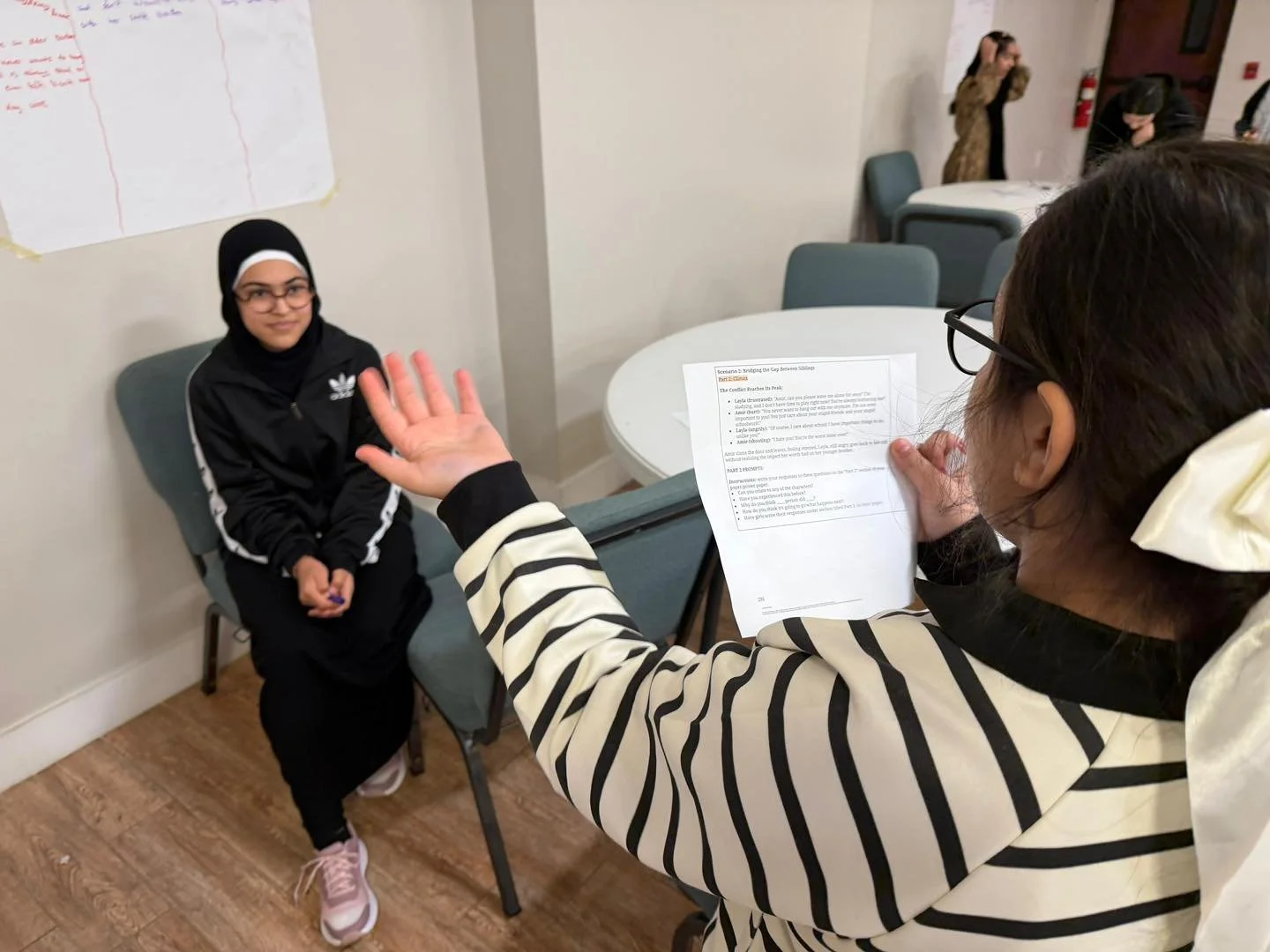 Girls Rising Strong &ndash; Session 10 💜

Last weekend, we explored the powerful values of respect and empathy and how they show up in our everyday lives. We began by focusing on what these values look like at home with our families&mdash;listening,