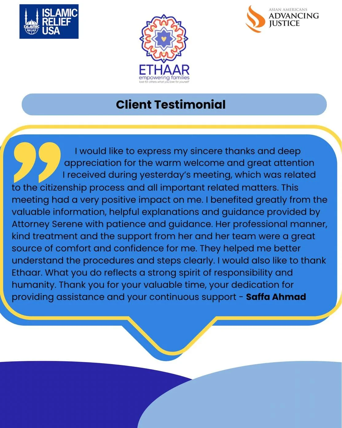 Love hearing from our families. See the impact for yourself!