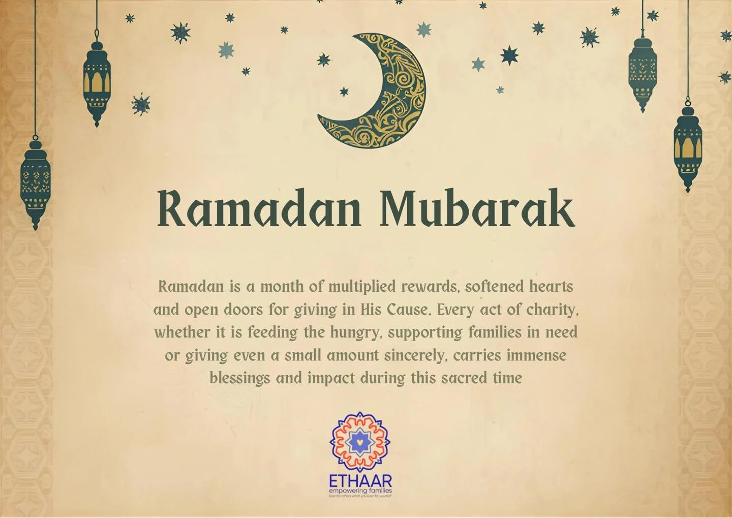 Ramadan is the holiest month in Islam &mdash; a time when Muslims fast from dawn to sunset, focus on self-discipline, and grow in gratitude. It&rsquo;s also a time to remember those in need and give generously in His Cause.

Every act of charity duri