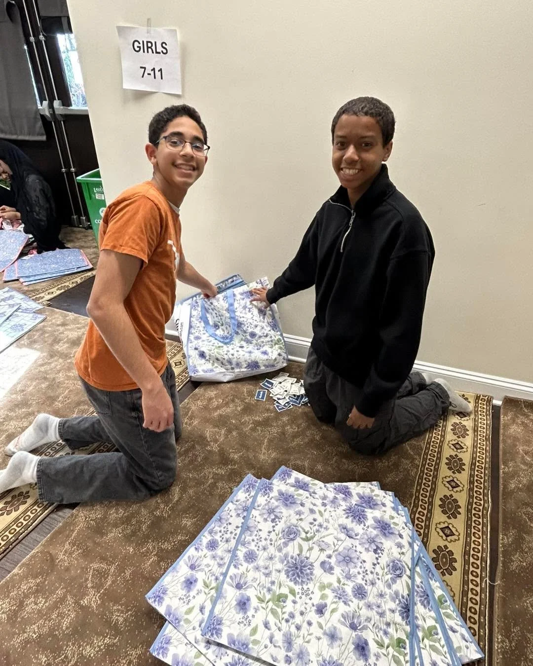 Last weekend, 24 volunteers came together to spread joy to 301 children. We gathered at Roswell Community Masjid - RCM to sort through nearly 400 toys collected from the two Helping the Community gift-wrapping events, Autrey Mill Middle School&rsquo;