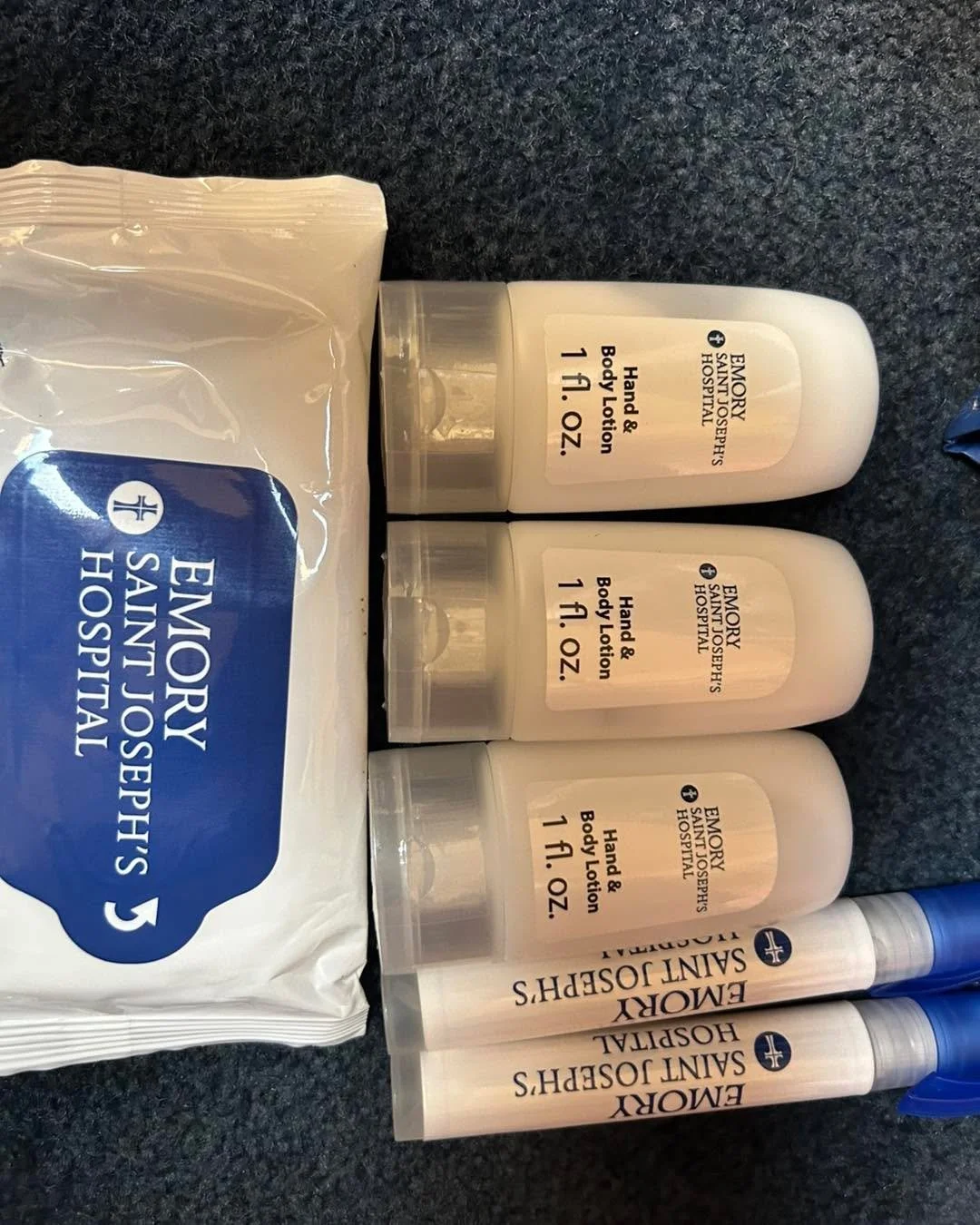 Special thanks to Emory Saint Joseph&rsquo;s Hospital for their generous donation in support of our recent hygiene drive.

Because of this partnership, we were able to include travel-size hand sanitizers and disinfecting wipes in each of our hygiene 