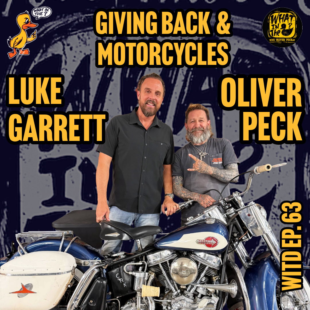 Oliver Peck &amp; Luke Garrett (Flying G Motorcycle Museum) | What In The Duck Podcast Ep. 63