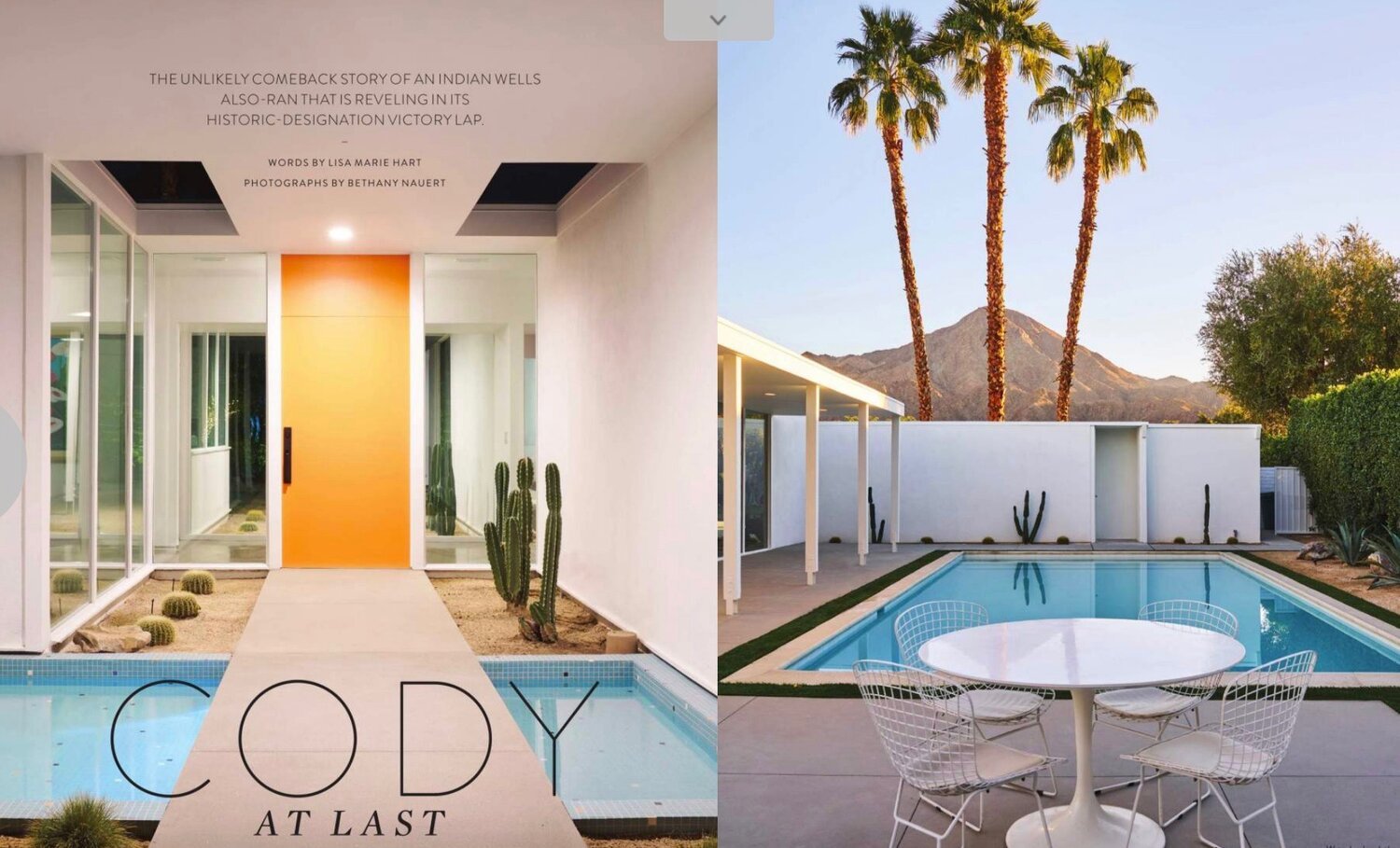 Palm Springs Life Print Article</a>