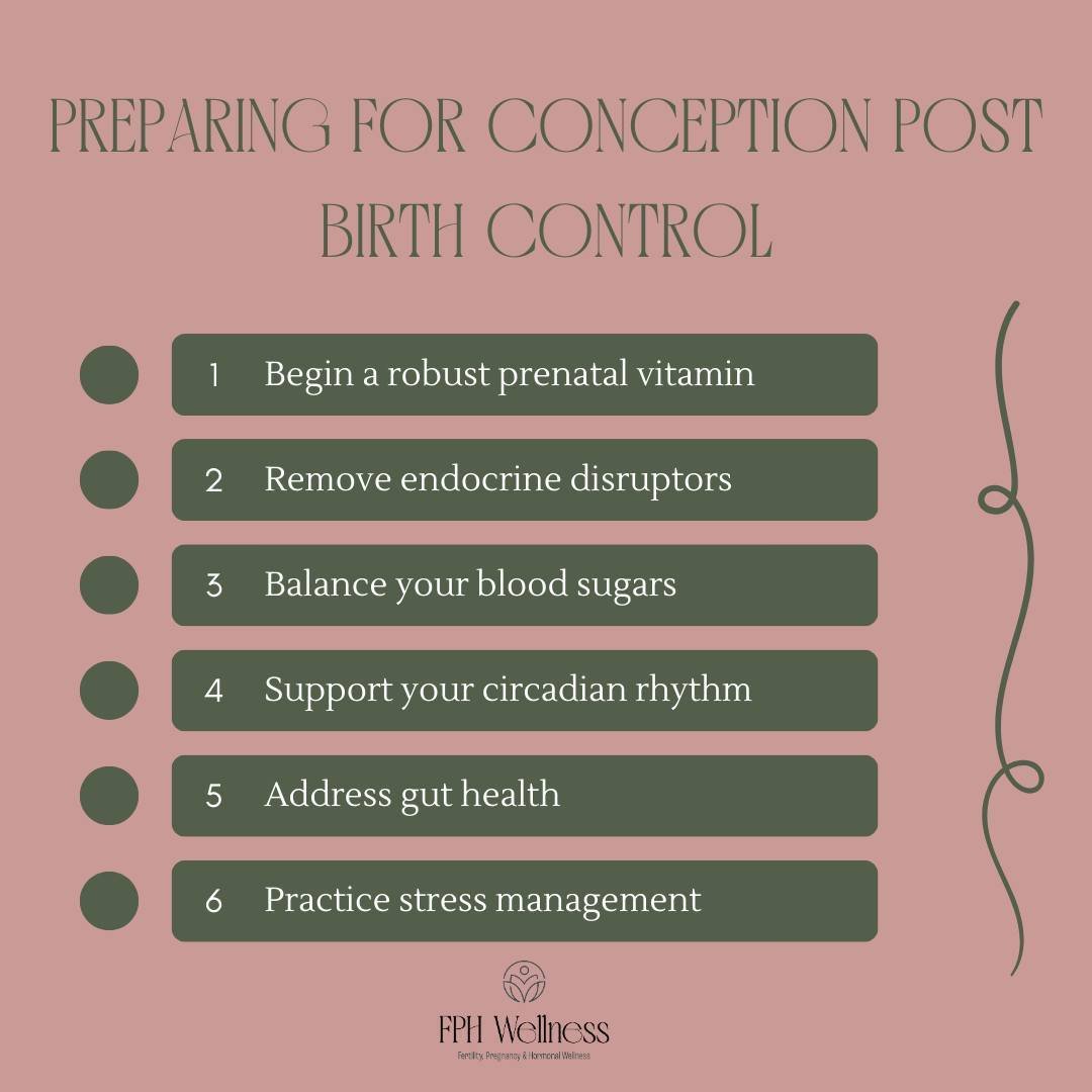 Don&rsquo;t panic if you have been taking hormonal birth control (most of our clients have)! You can still support conception. We want to educate you on how to support your body as you come off of birth control &amp; prepare your body for conception.