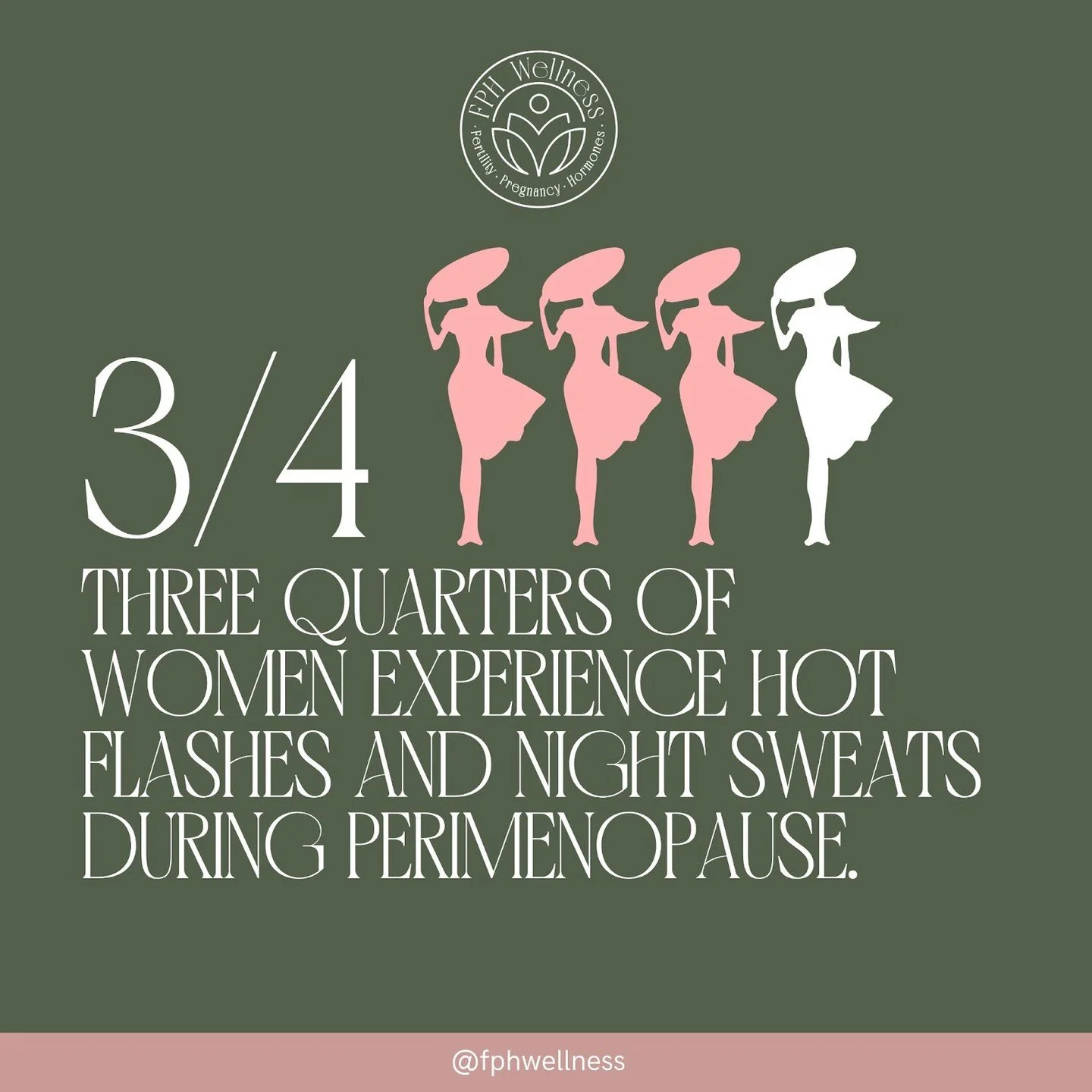 Raise your hands if this is you! 🙋🏽‍♀️🙋🏽‍♀️🙋🏽‍♀️
Why does this happen? 
Hot flashes and night sweats (the "vasomotor symptoms") occur when estrogen levels fluctuate, typically when estrogen levels are LOW. The hypot