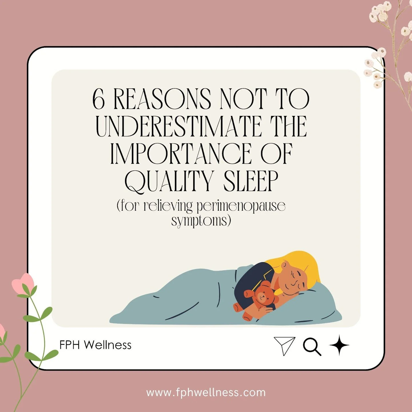 Stop scrolling and SAVE this sleep checklist now!
✅Cool it down: Hot flashes stealing your zzz’s? Ditch the flannel sheets, embrace breathable fabrics, and try a cooling mattress pad.
✅Routine, routine, routine!: Set a consistent sleep schedu