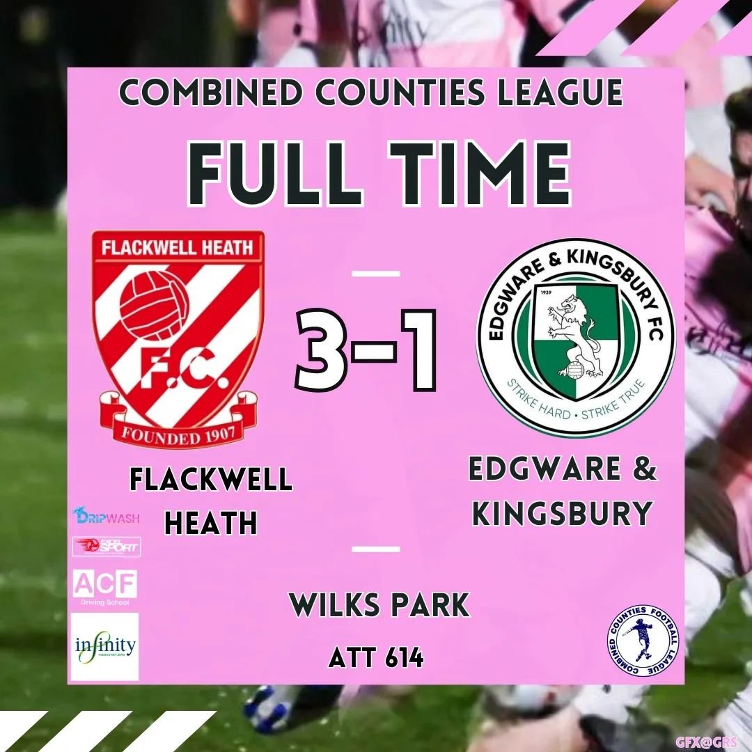 A desperately disappointing afternoon for Edgware &amp; Kingsbury who deserved more on a afternoon when the big decisions went against them

The Wares began the game playing the better football but fell behind on 15 minutes, Wares goalkeeper Aram Sar