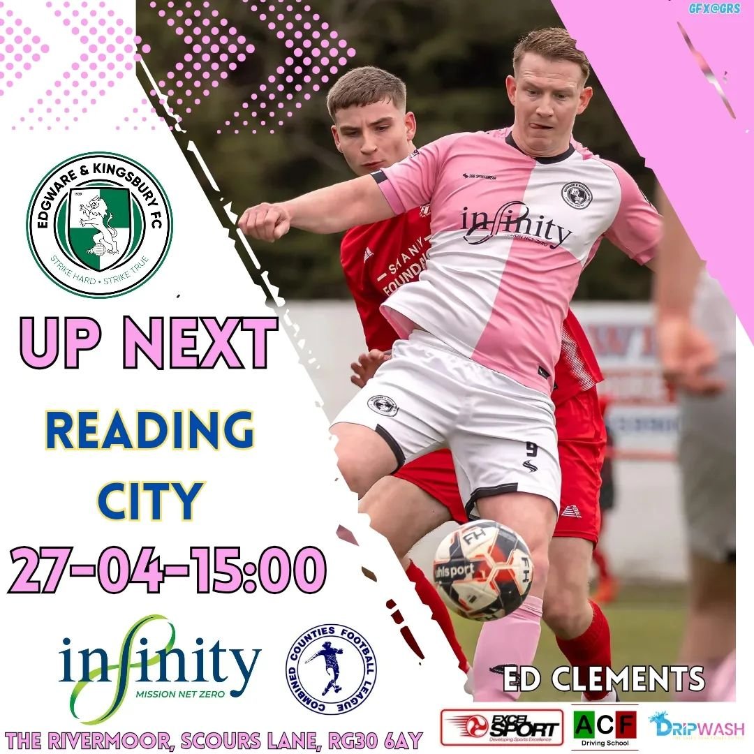 Edgware &amp; Kingsbury travel to Reading City tomorrow for their final game of the season 

The Wares require 1pt to secure their status in the Division alternatively if Chalfont fail to win at home against Champions Flackwell Heath they'll be mathe