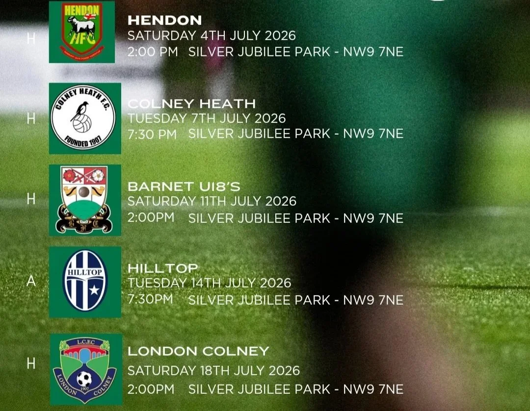 Our preseason fixtures have arrived!