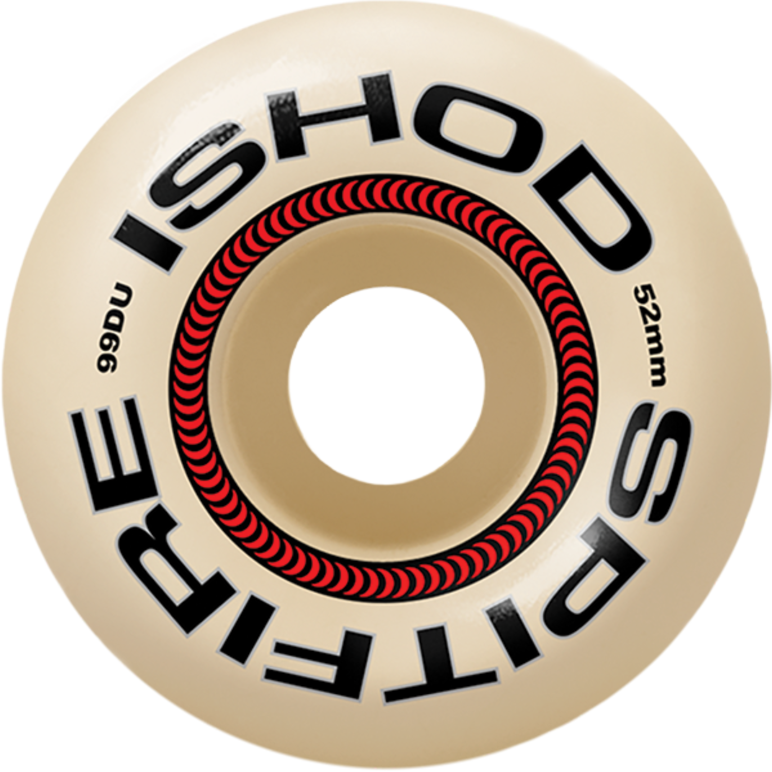 Spitfire Ishod Wair Formula Four Lock In Classic 52mm 99DU Natural (Set of 4)