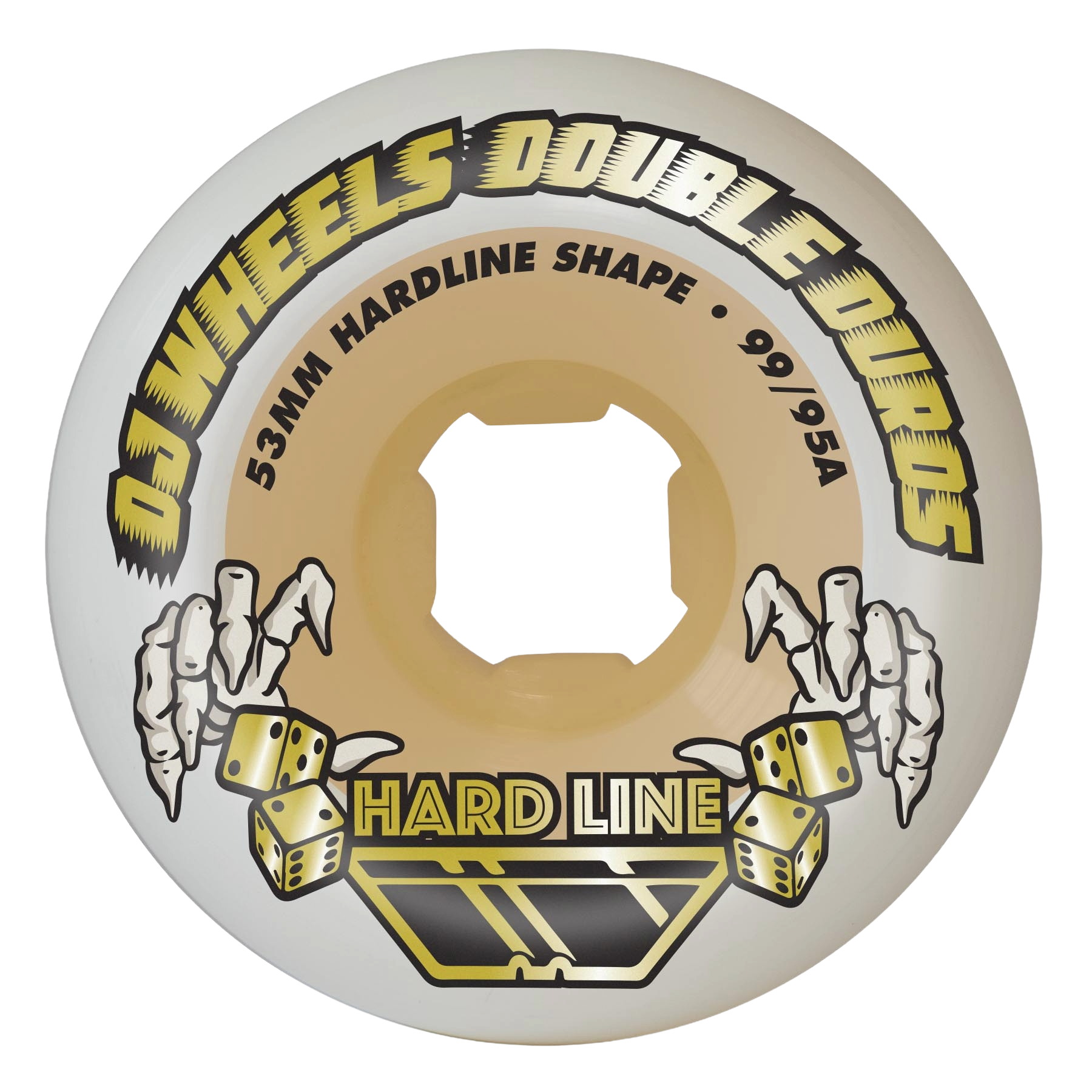 OJ Wheels Hardline Double Duro 53mm 99a (Set of 4)