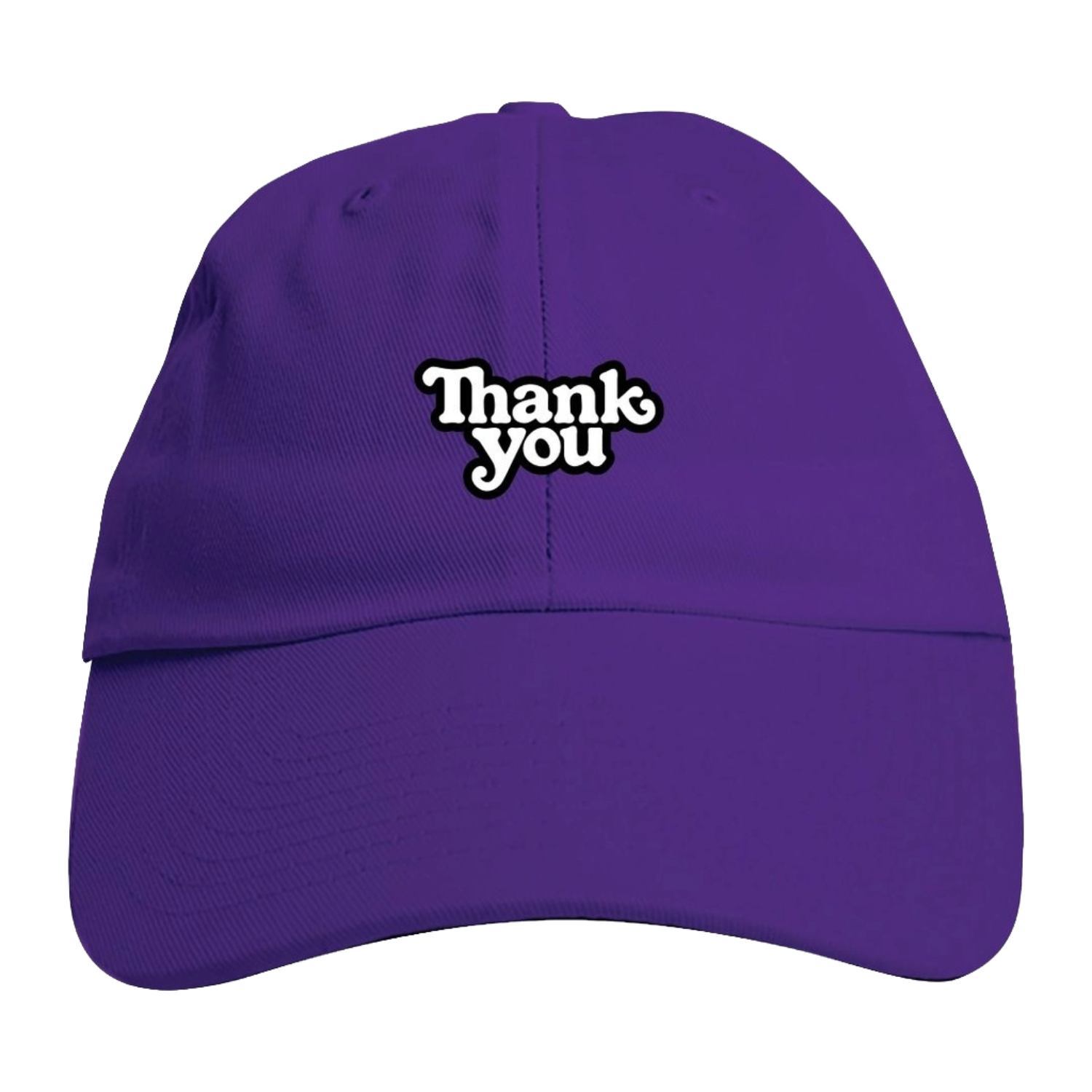 Thank You Logo Dad Hat Purple