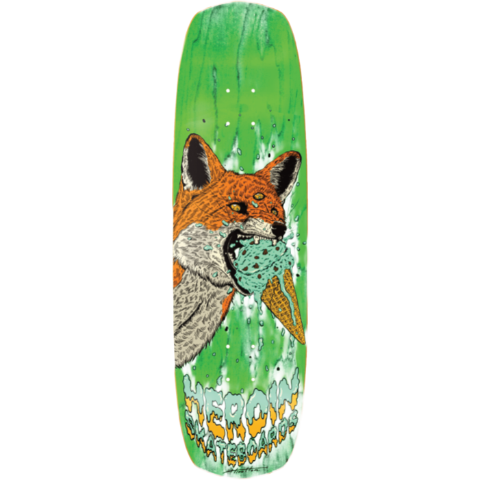 Heroin Hayate Fox Shovel Shaped Deck 8.88"