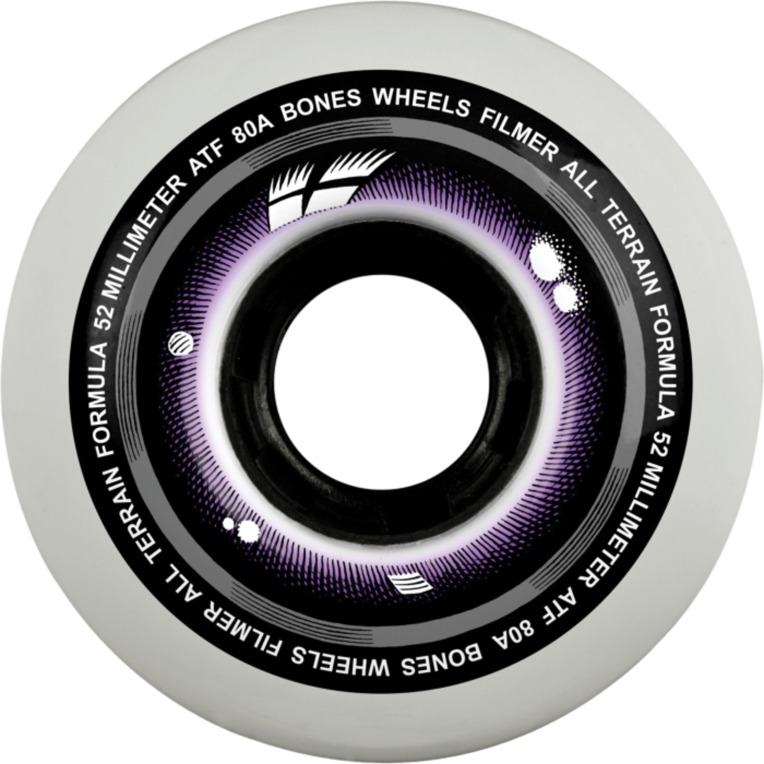 Bones All Terrain Formula Filmers 52mm 80a White (Set of 4)