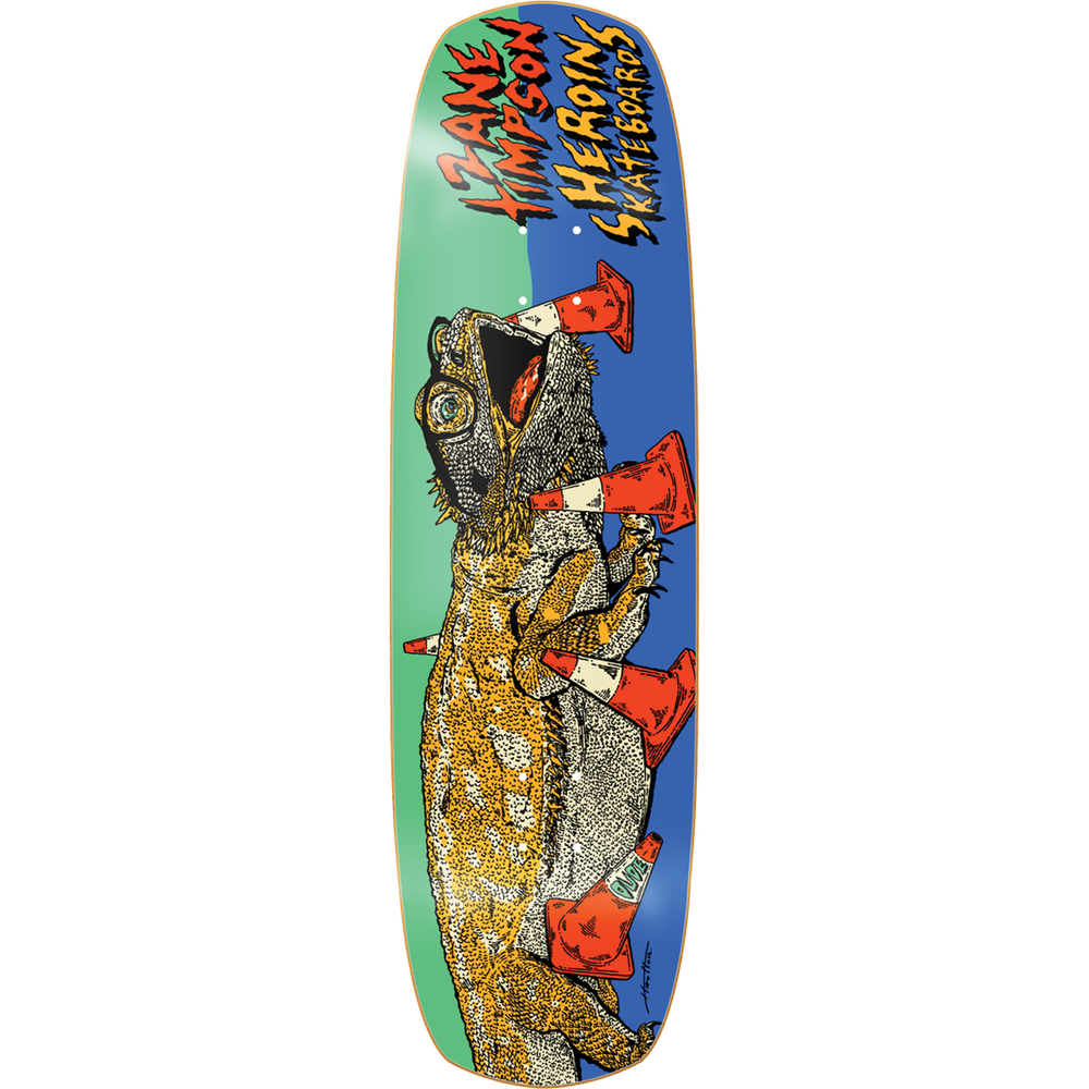 Heroin Zane Timpson Dude Symmetrical Double Shovel Shaped Deck 9.0