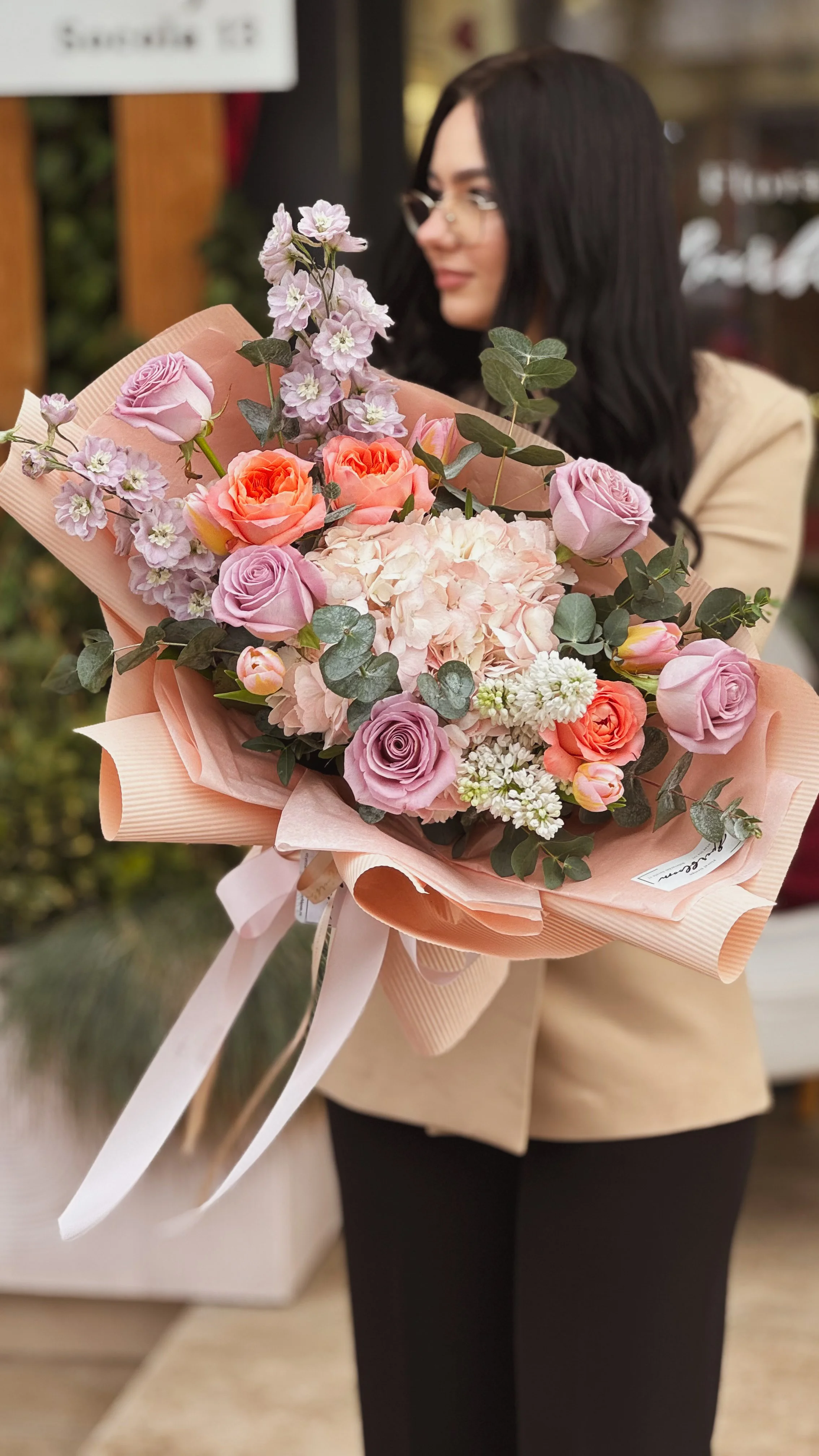Buchet Lilac Sunset - 450 lei