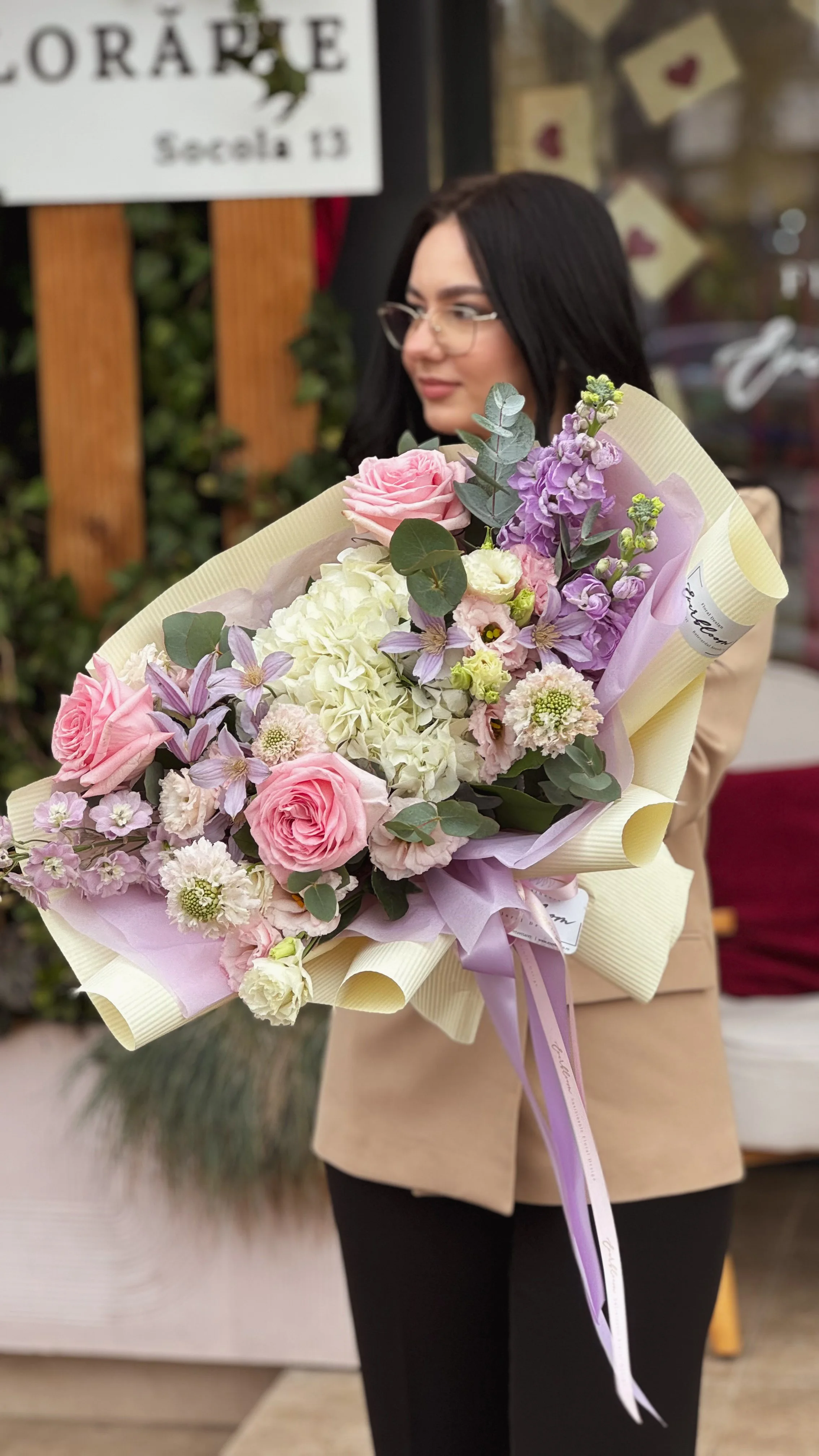 Buchet Pink Lilac- 350 lei