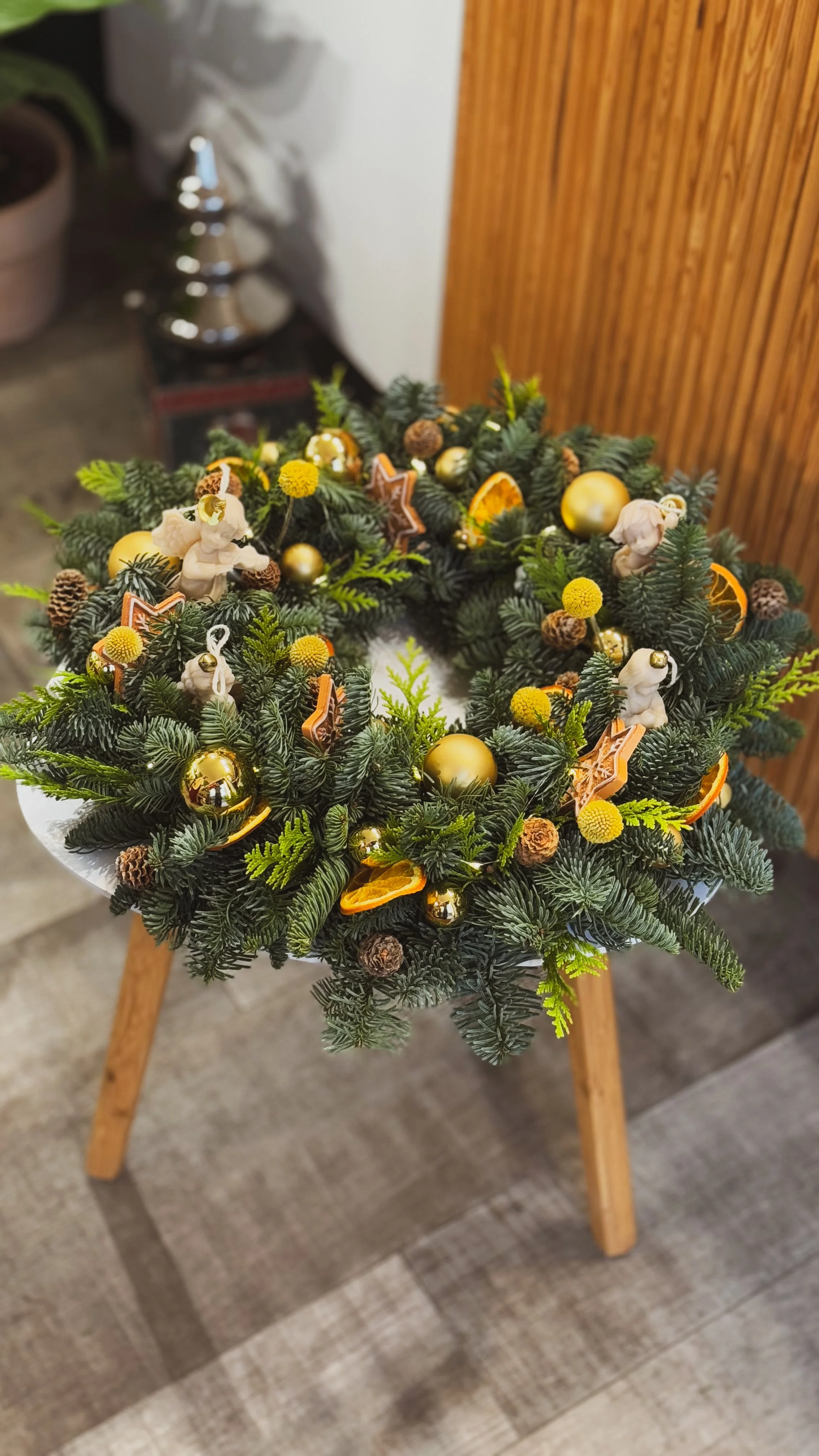 Aranjament cu brad Craciun Iasi