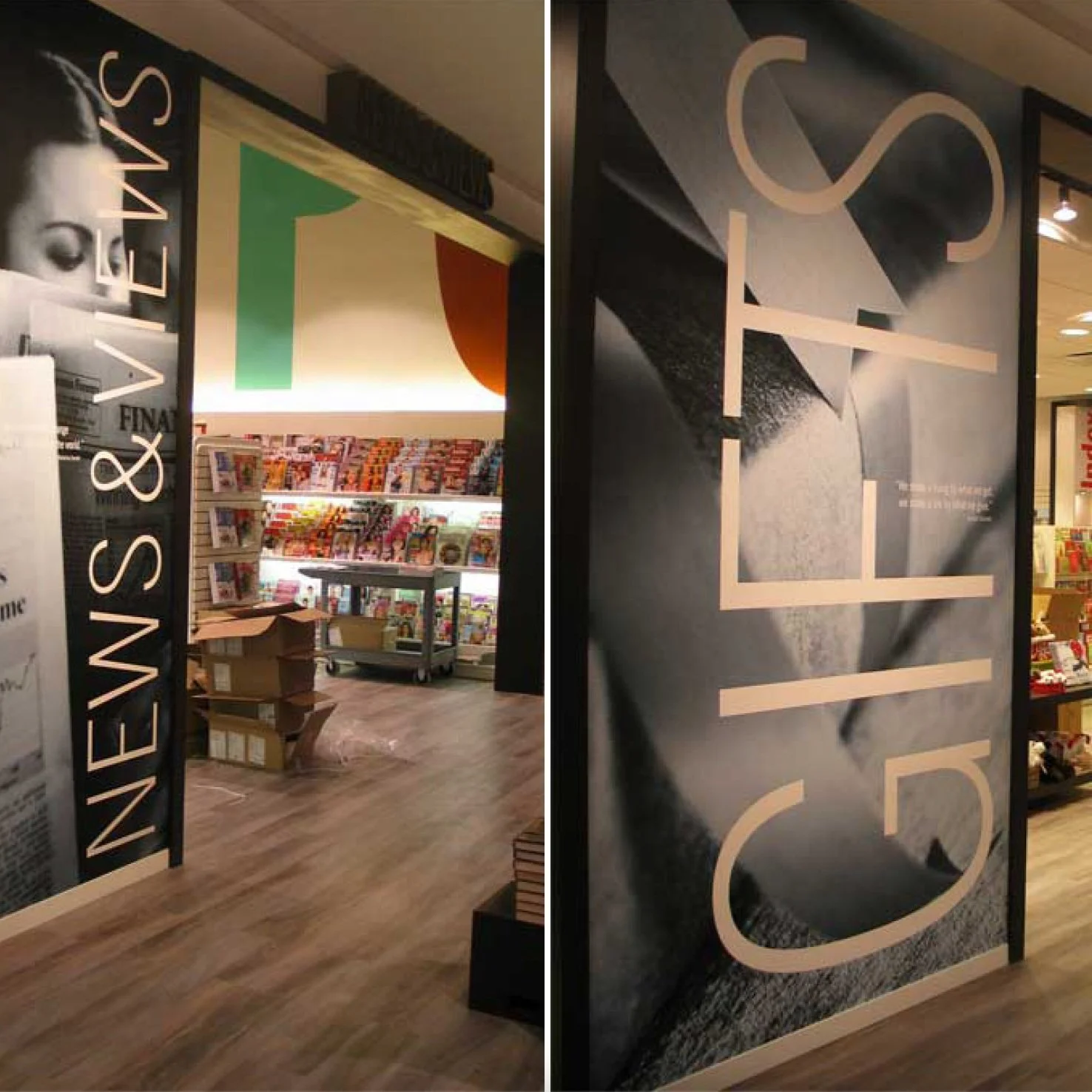 Environmental Graphics and Signage for Indigo - with Bruce Mau Design