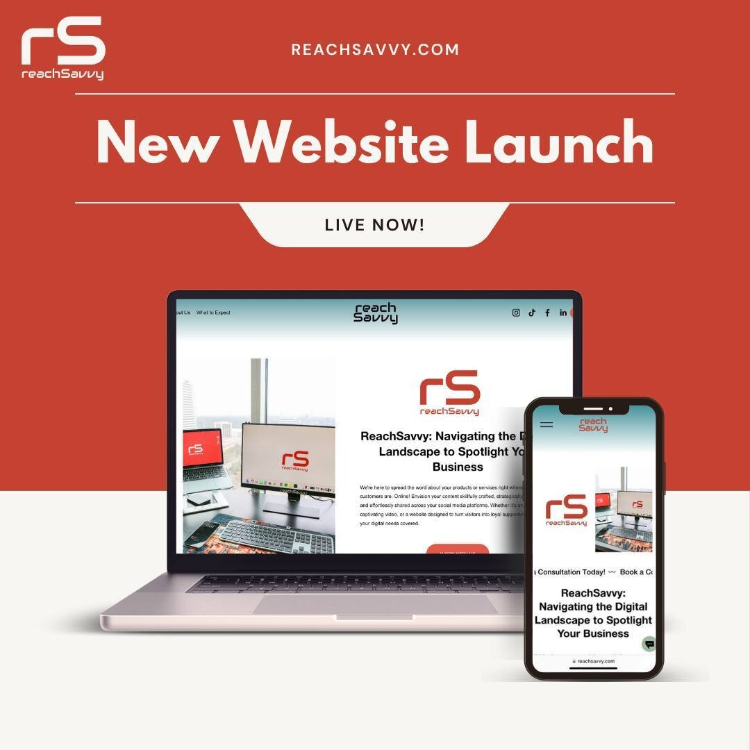 Our new website is officially up and running! Dive into our range of services and see how we can elevate your business through social media marketing. Interested? Secure a consultation with us today! www.reachsavvy.com