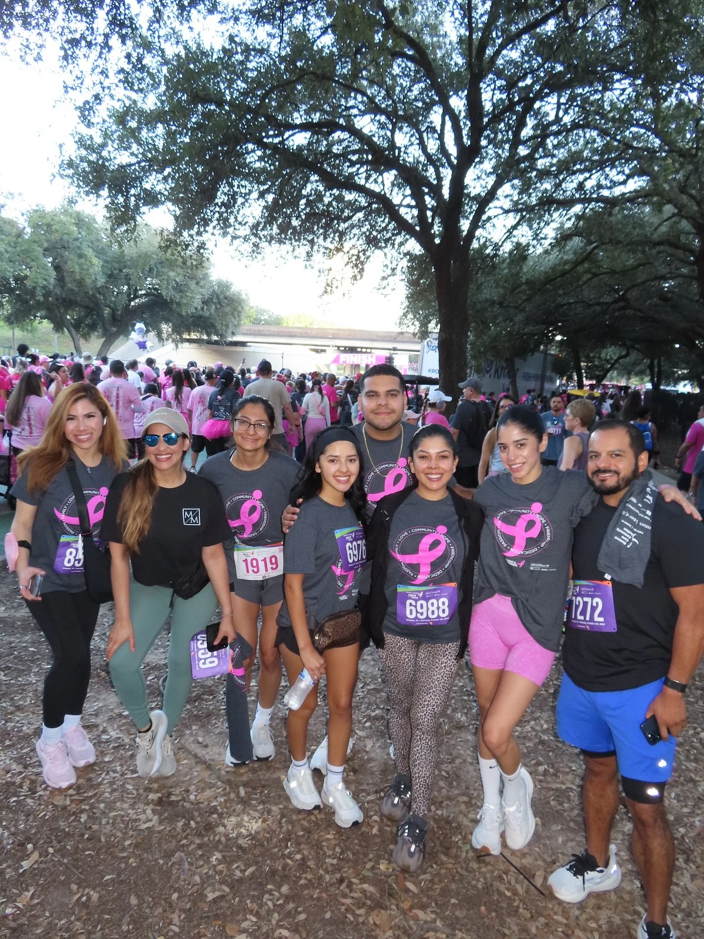 Joined our Medical Spa client&rsquo;s team for the 2025 Komen Houston Race for the Cure 💗 Grateful to be part of a day that uplifts and unites so many incredible people! 

#raceforthecure @komenracesandwalks