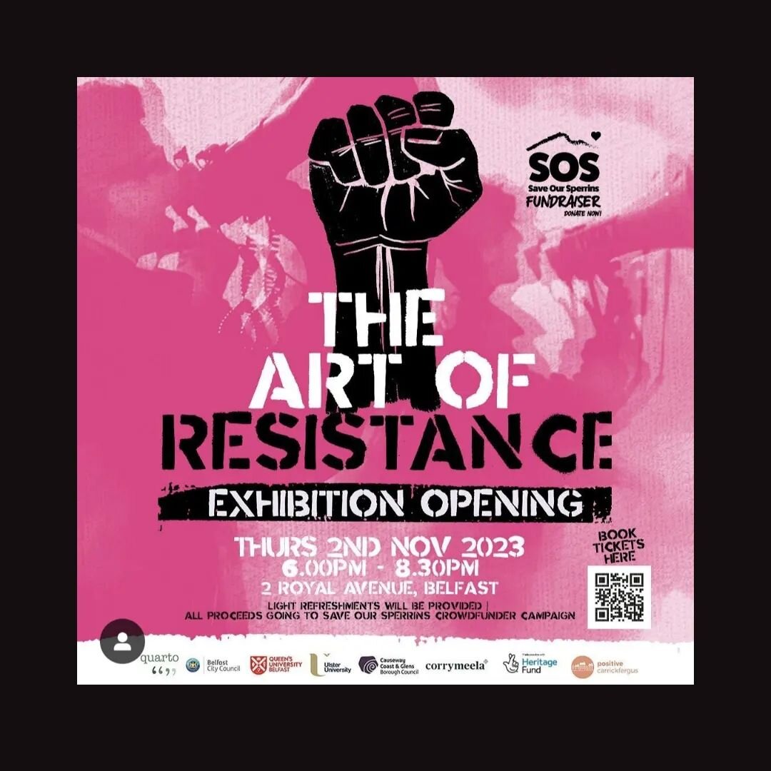 I am delighted that one of my framed &quot;Gorse&quot; prints will be part of the fundraiser exhibition 
'The Art of Resistance'. 
The exhibition celebrates the power of communities who are fighting for environmental justice and explores the conteste