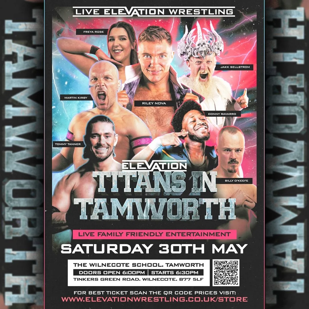 Live Wrestling in Tamworth on 30 May 2026