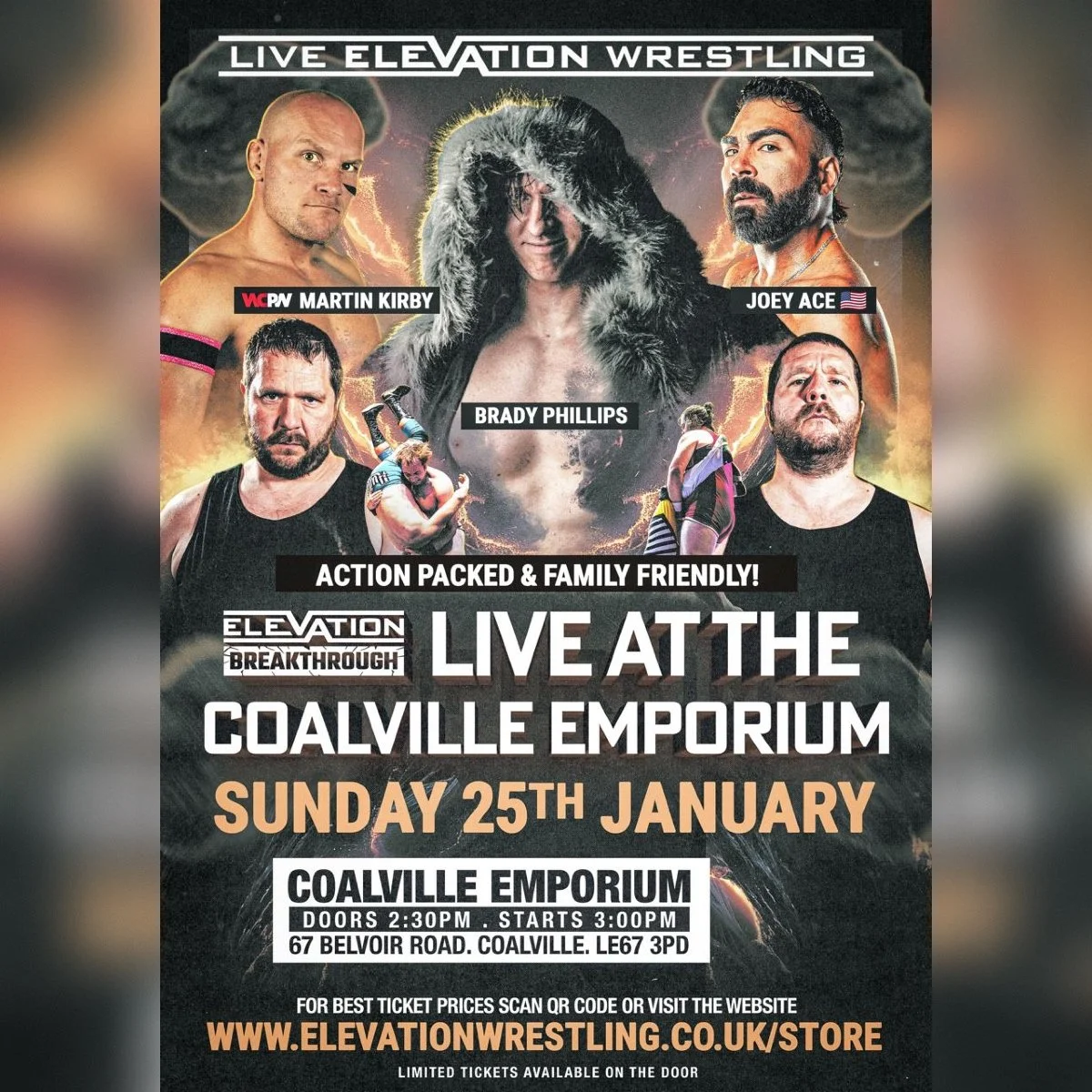 Live Wrestling in Coalville